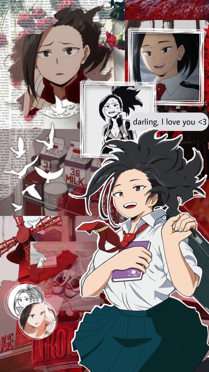 675x1200 Momo Yaoyorozu. Hero wallpaper, Cute anime character, Wallpaper boku no hero