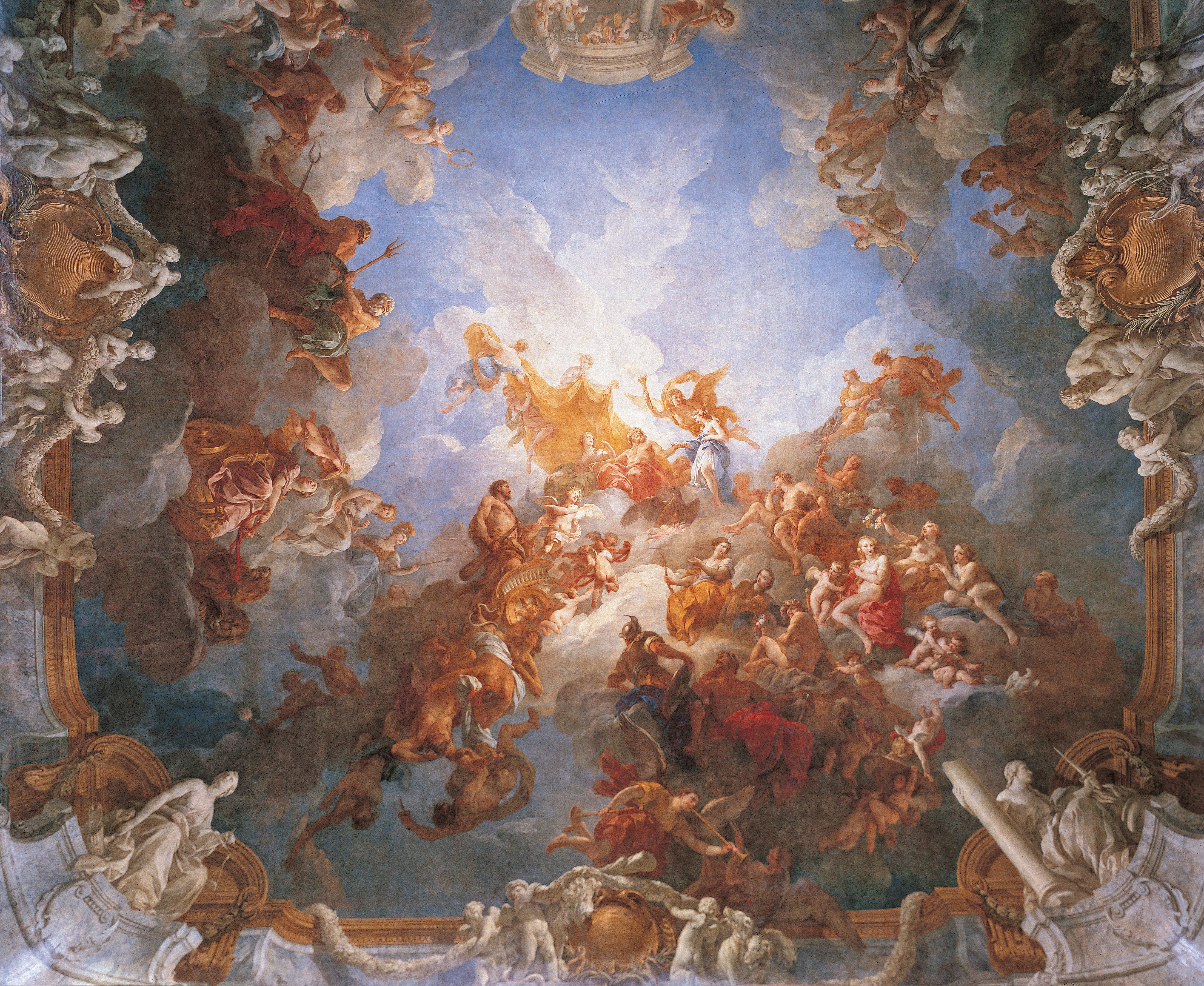 5238x4290 François Lemoyne'Apothéose d'Hercule Art