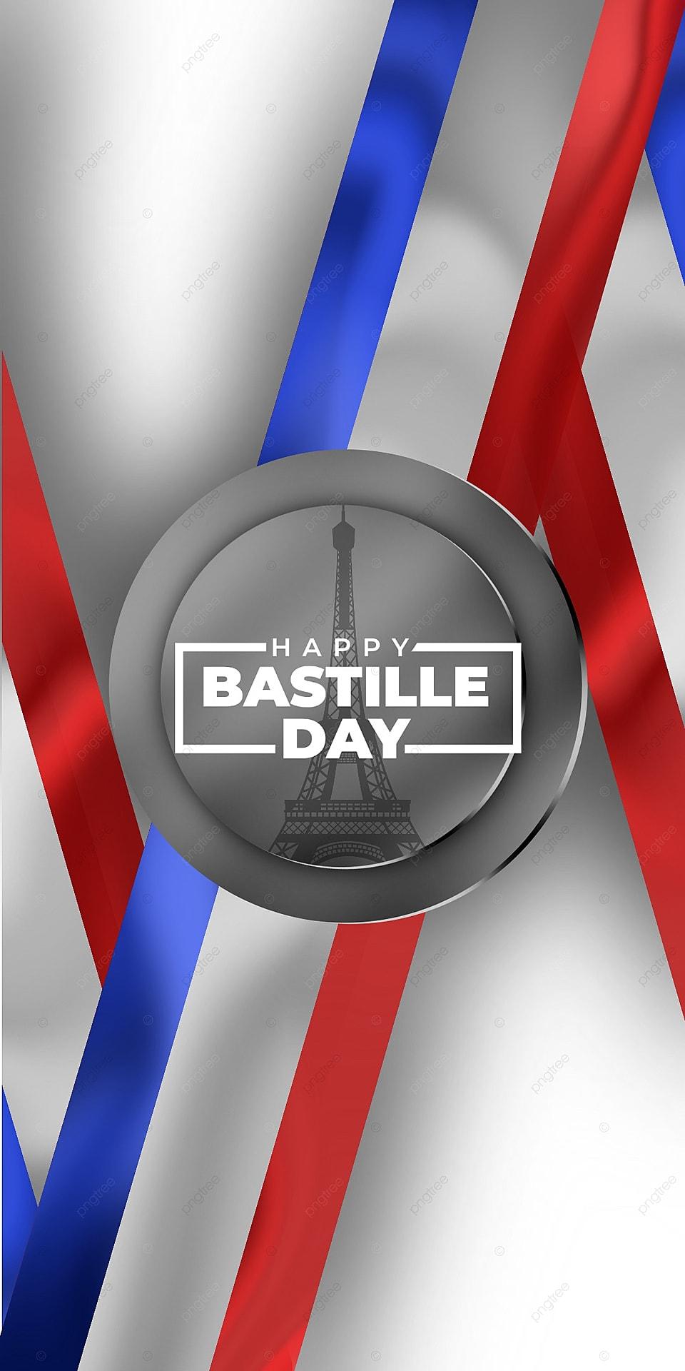 960x1920 Happy Bastille Day Medalion Wallpaper, French, Francaise, Greeting Background Image for Free Download