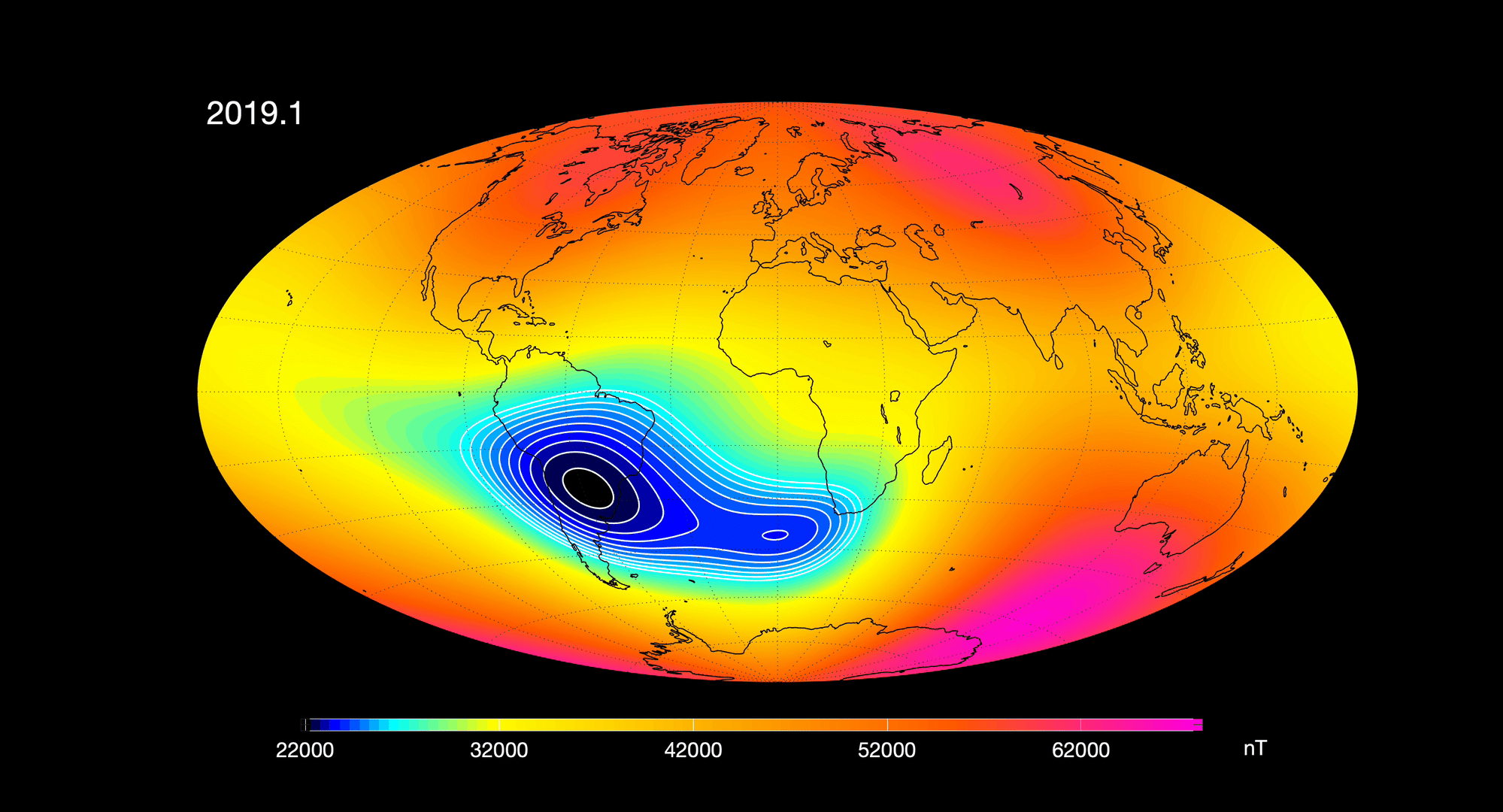 1999x1080 ESA probes weakening of Earth's magnetic field