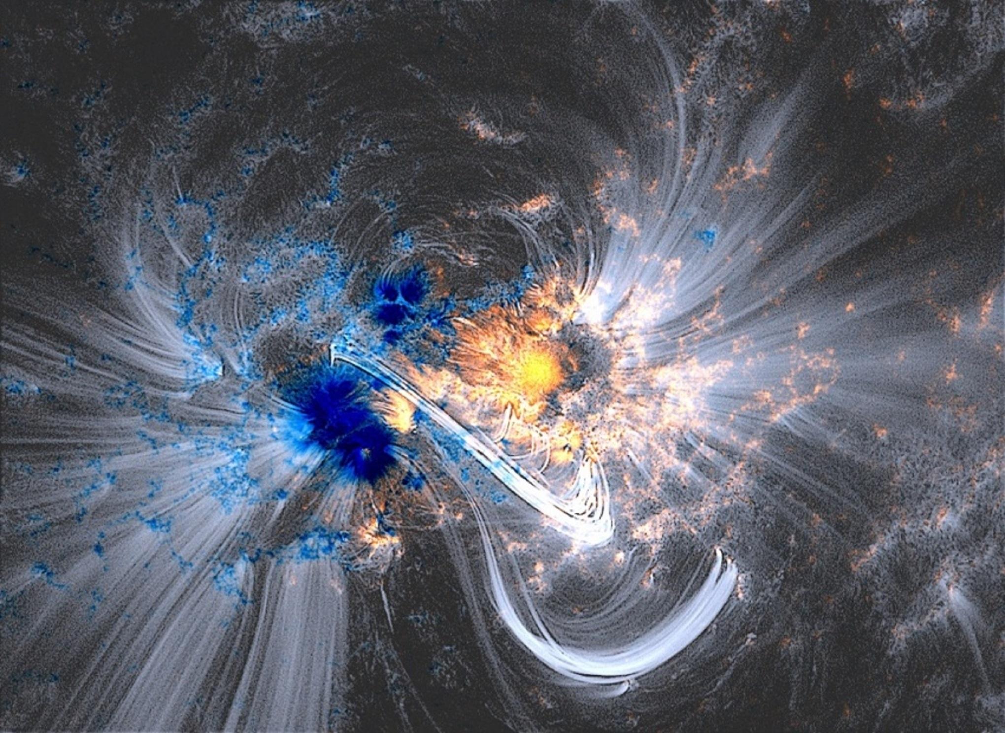 2040x1488 Wallpaper. Cosmos. photo. picture. the sun, magnetic field, space