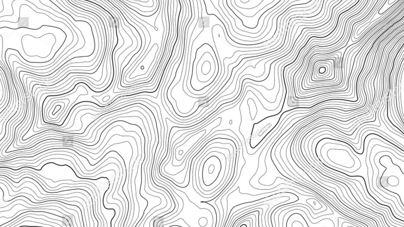 3D Topographic Map Wallpaper Vector free download