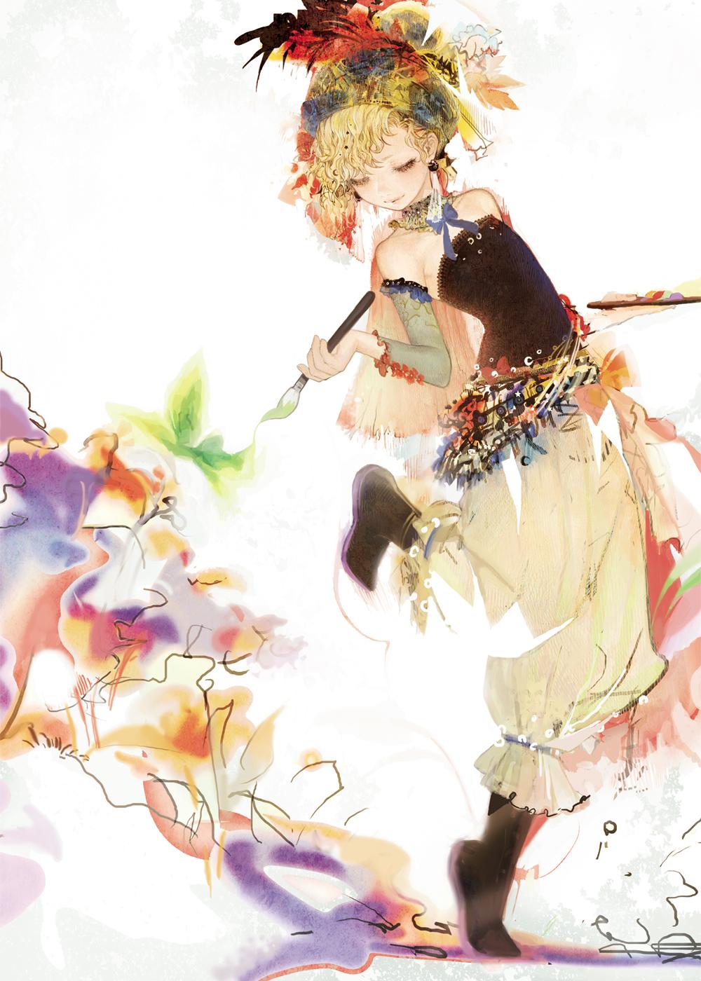 1000x1400 Final Fantasy VI Anime Image Board