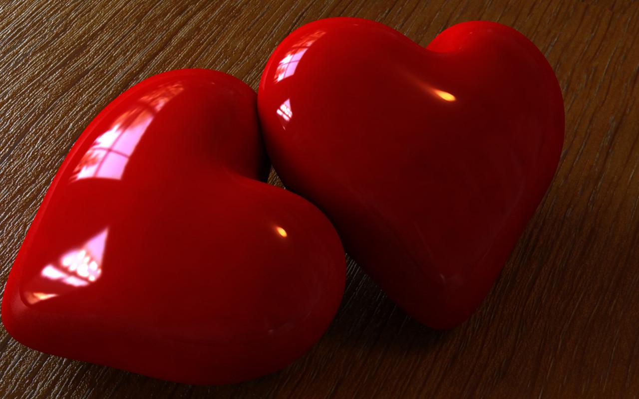 1280x800 heart wallpaper 3D HD