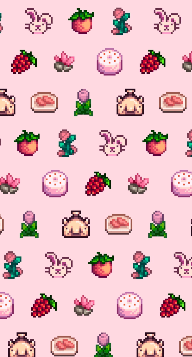 760x1411 Stardew Valley wallpaper fanart, pink theme. Stardew valley, Stardew valley layout, Stardew valley fanart