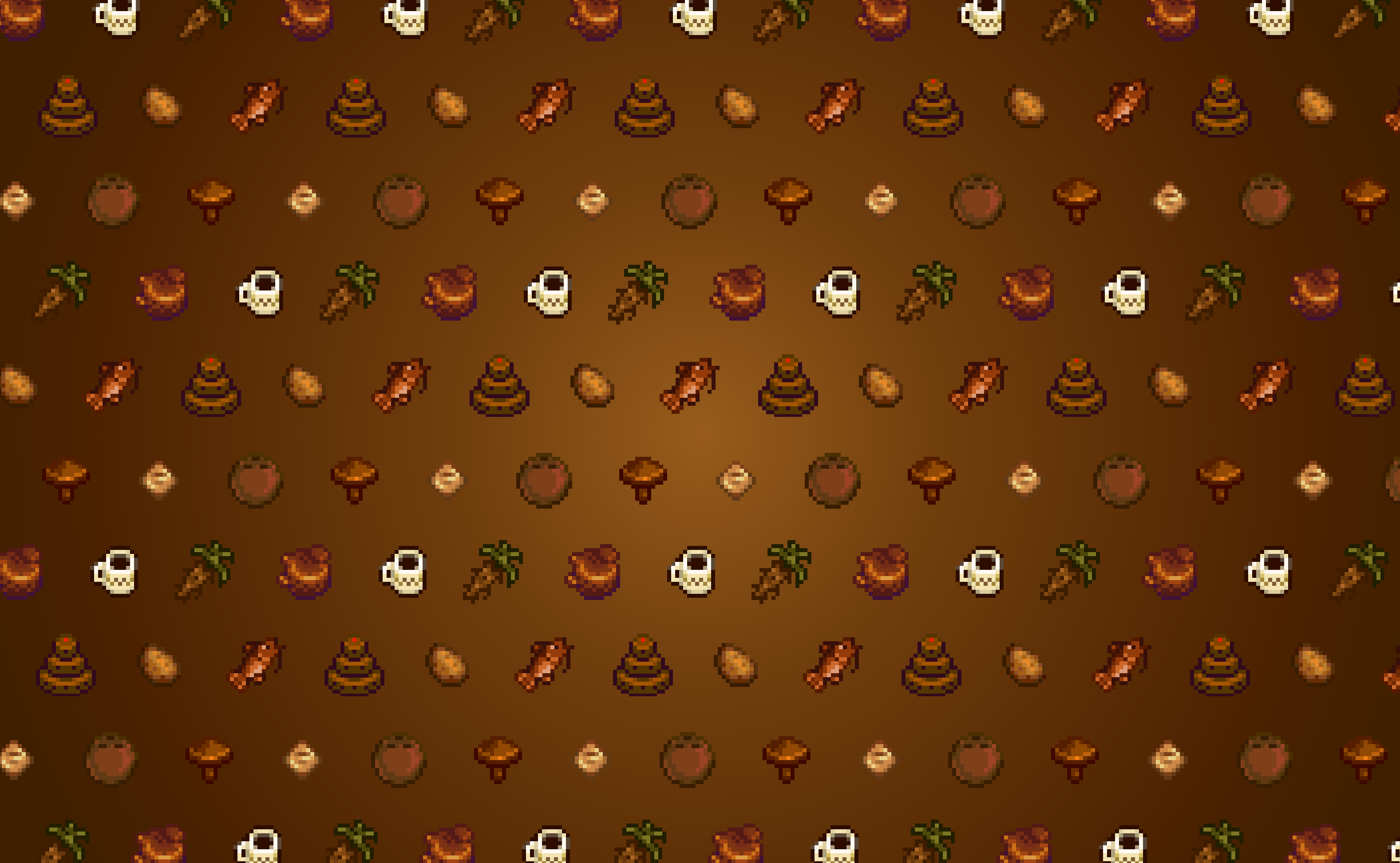 3154x1946 Stardew Valley wallpaper fanart brown theme