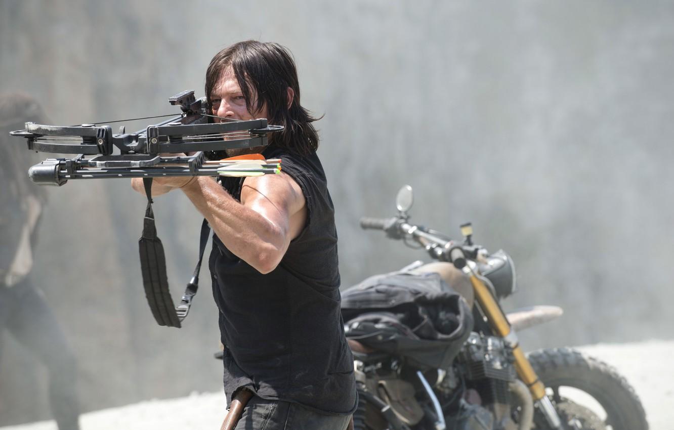 1332x850 Wallpaper crossbow, The Walking Dead, The walking dead, Norman Reedus, Daryl image for desktop, section фильмы
