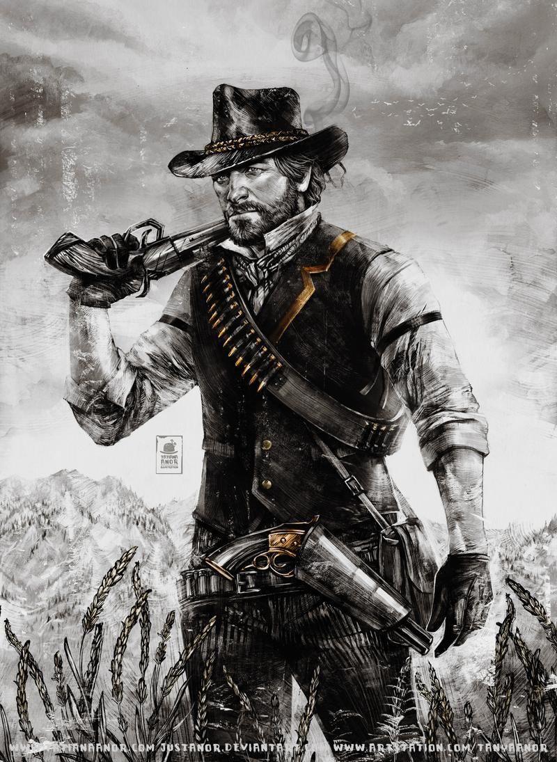 800x1095 Black opulent vest, default hat, black upgraded weapon equipment, black or grey riding g. Red dead redemption artwork, Red dead redemption ii, Red dead redemption