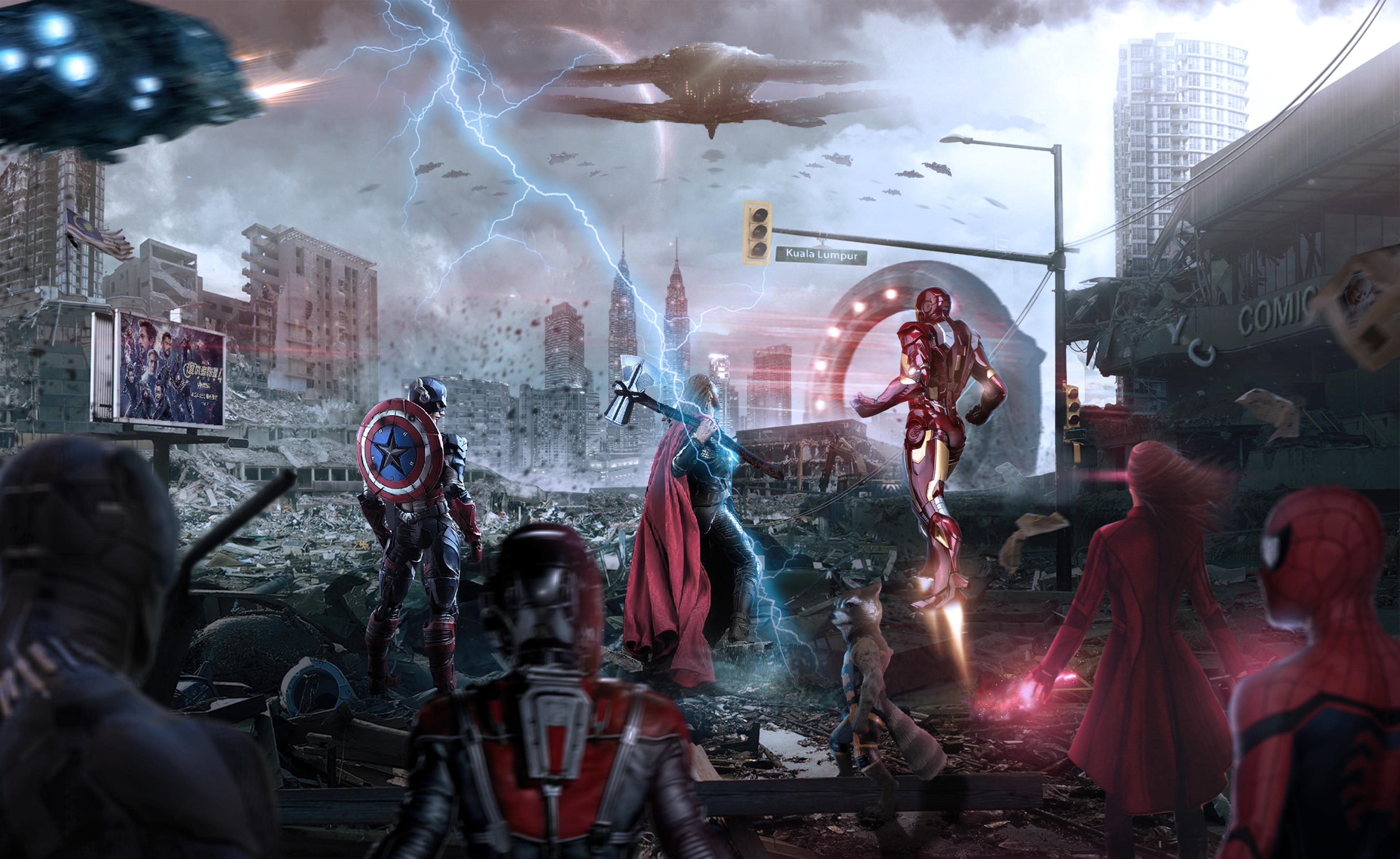 3840x2356 Avengers Endgame Assemble 4k HD Superheroes, 4k Wallpaper, Image, Background, Photo and Picture