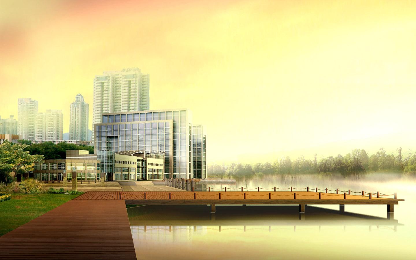 1440x900 Architecture Design : Architectural Renderings of Commercial Buildings 1440x900 Wallpaper 4