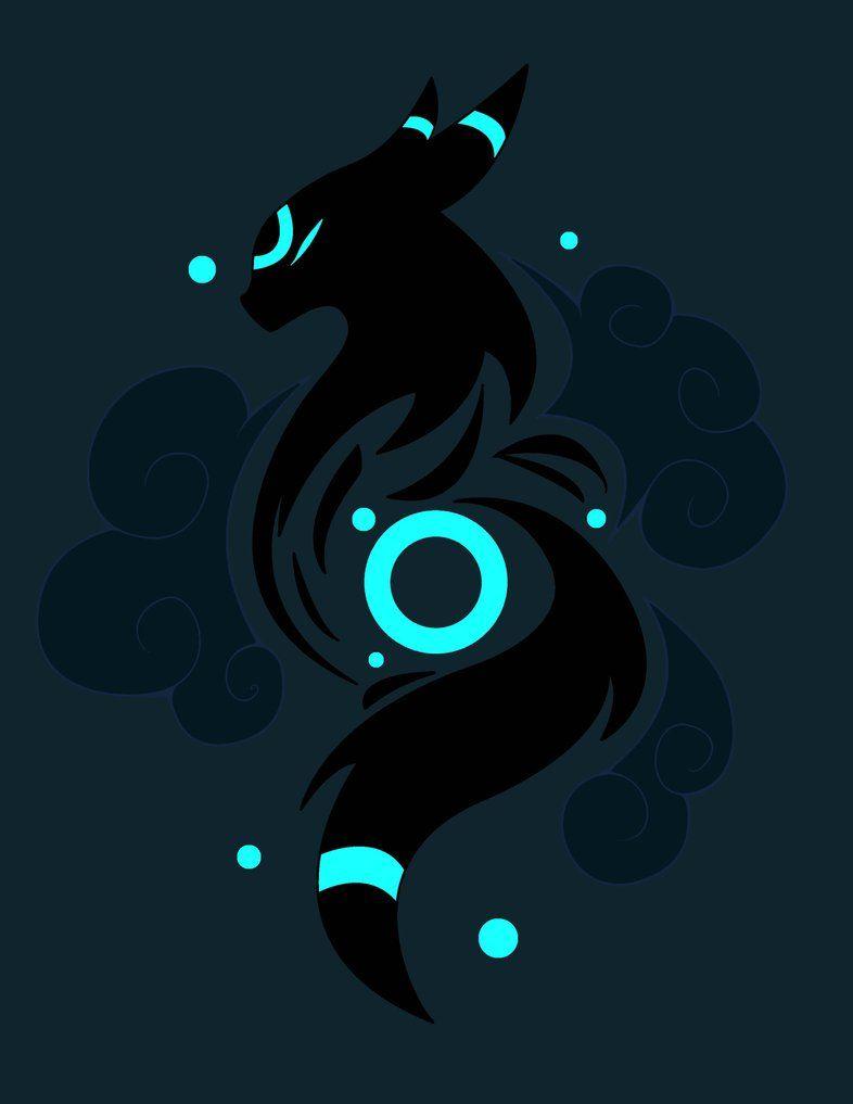 786x1017 Wolf Shiny Umbreon Wallpaper