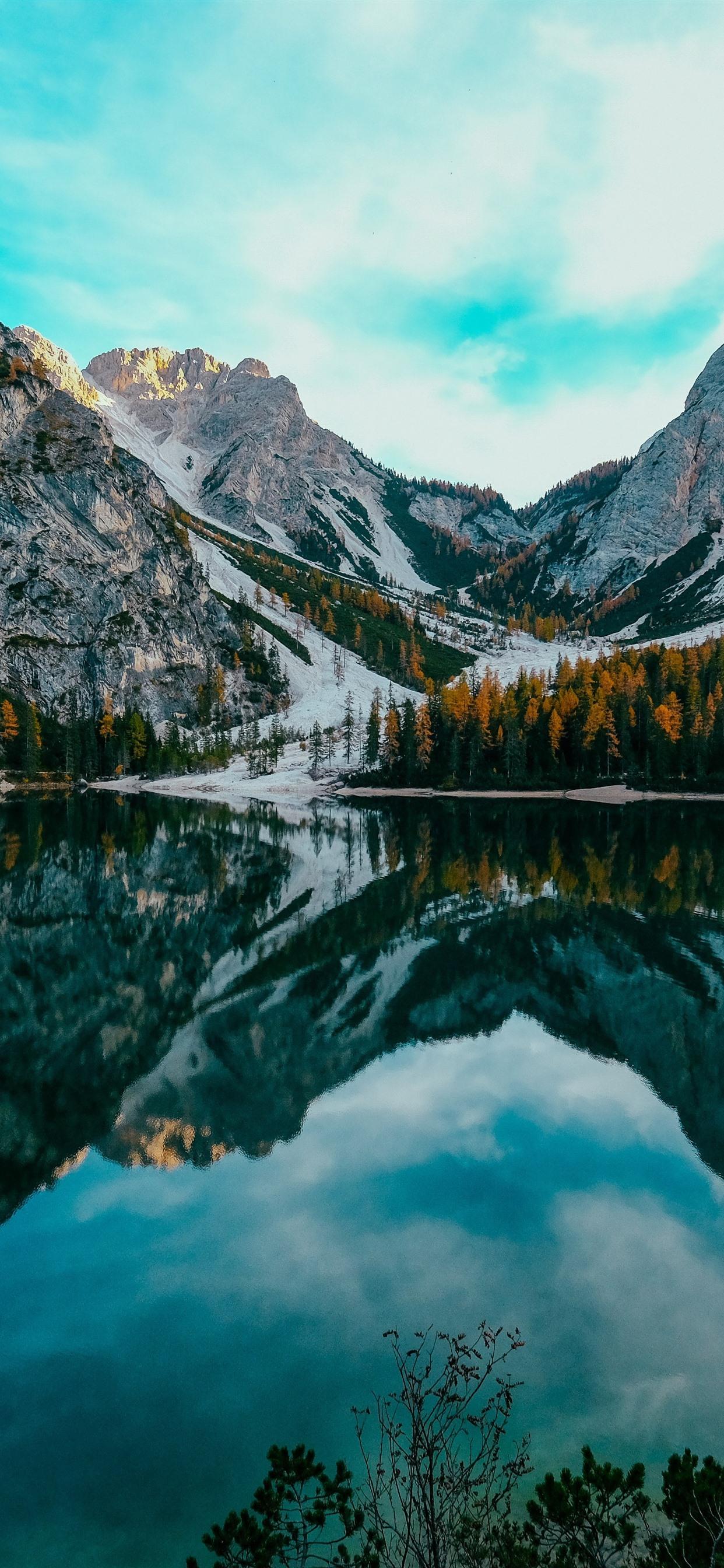 1242x2688 Banff National Park, Canada, Trees, Lake, Water Reflection 1242x2688 IPhone 11 Pro XS Max Wallpaper, Background, Picture, Image