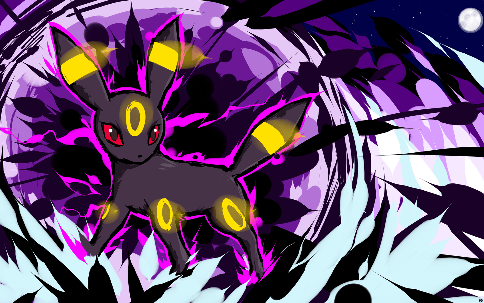 1600x1000 #ishmam, #Pokémon, #Umbreon wallpaper. Mocah HD Wallpaper