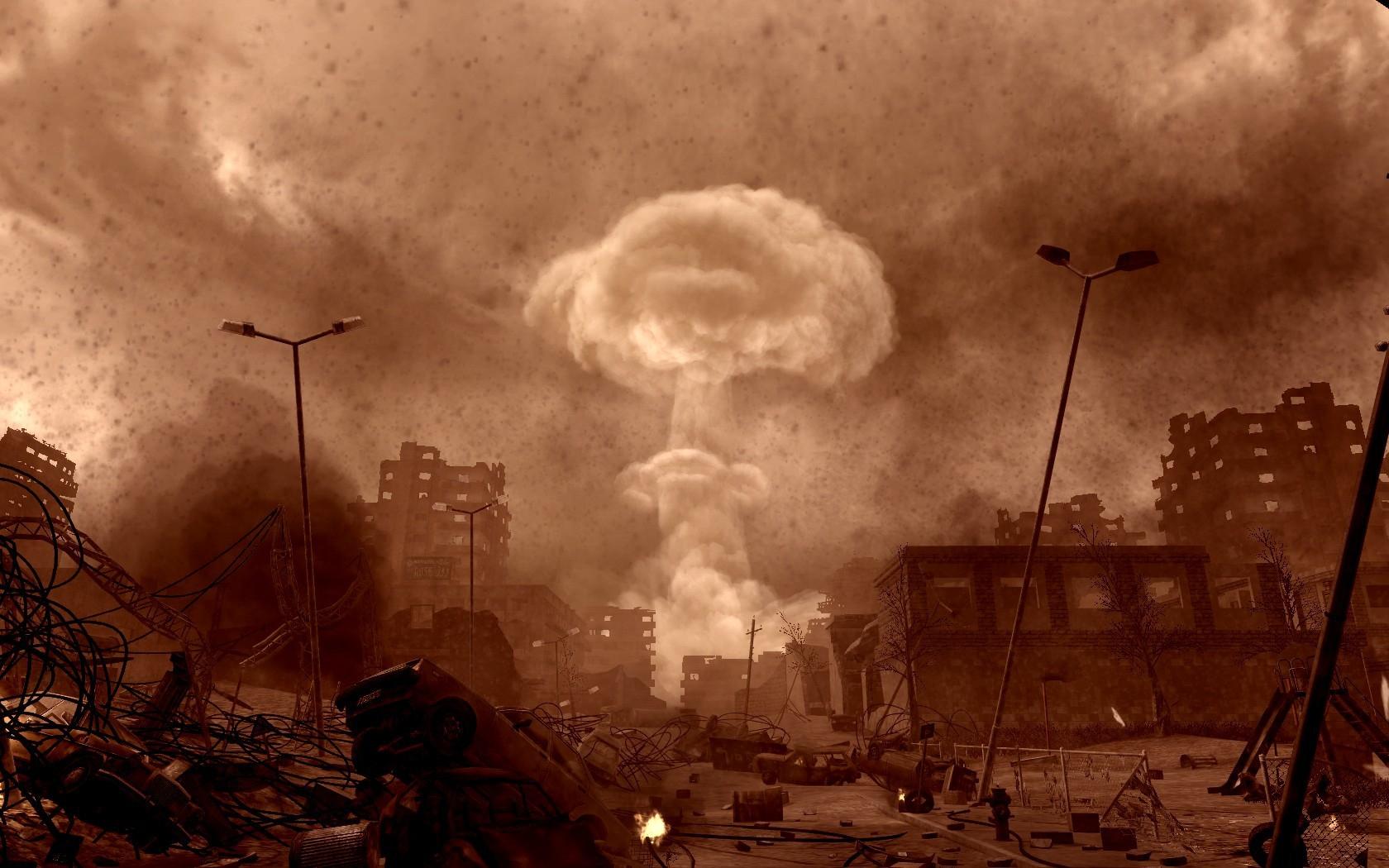 1680x1050 modern warfare apocalypse nuclear explosions cod4 atomic bomb 1680x1050 wallpaper
