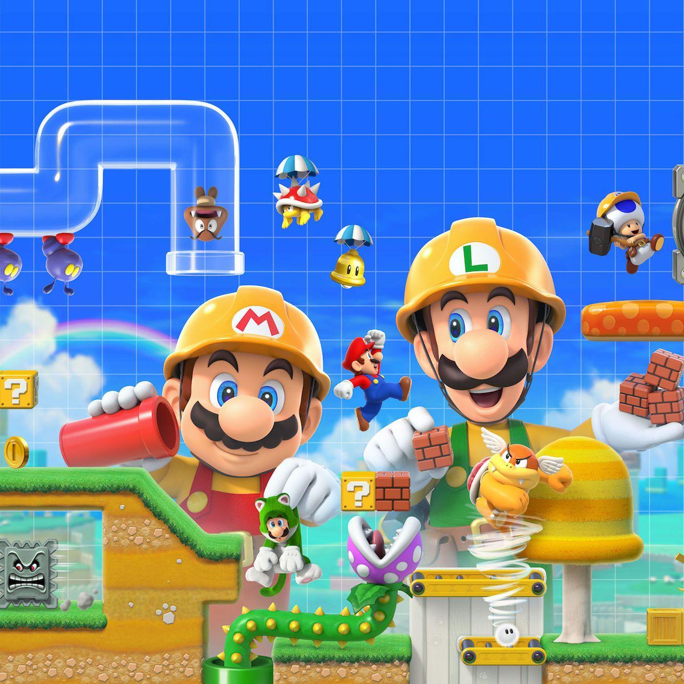 1400x1400 Super Mario Maker 2 Wallpaper