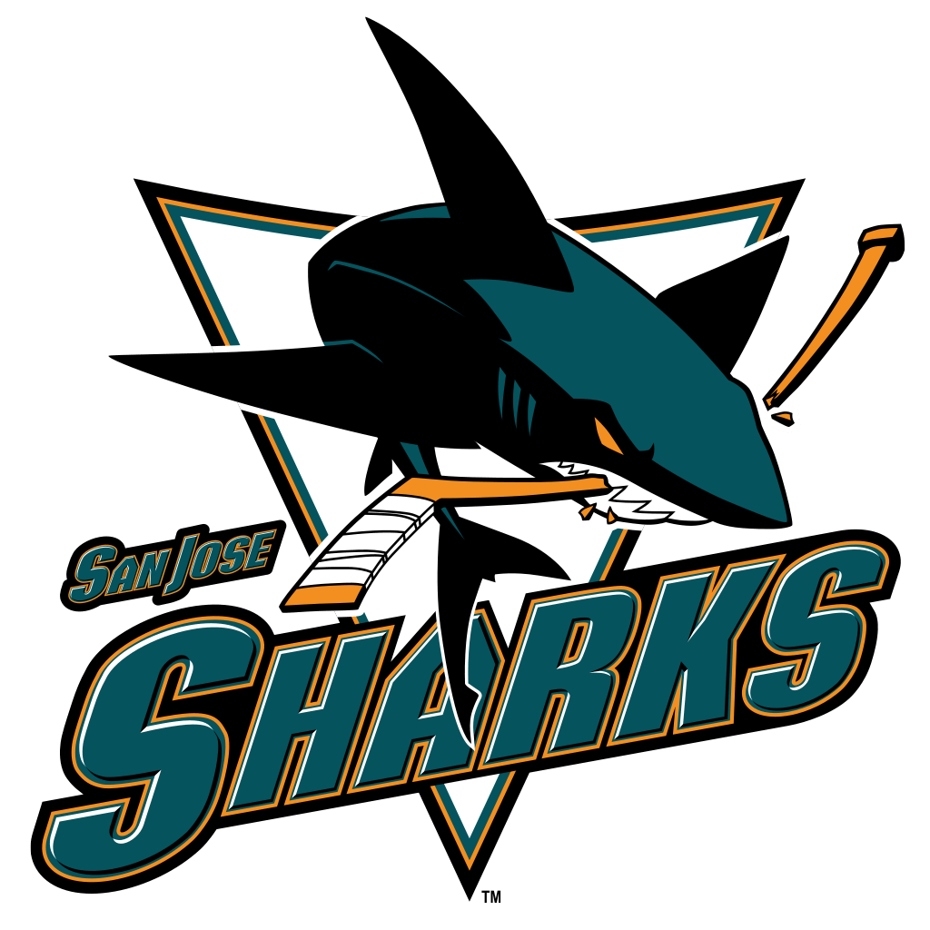 1024x1024 A Hockey Love Story: Aaron And Kelly Dell. San jose sharks, San jose sharks hockey, Shark logo