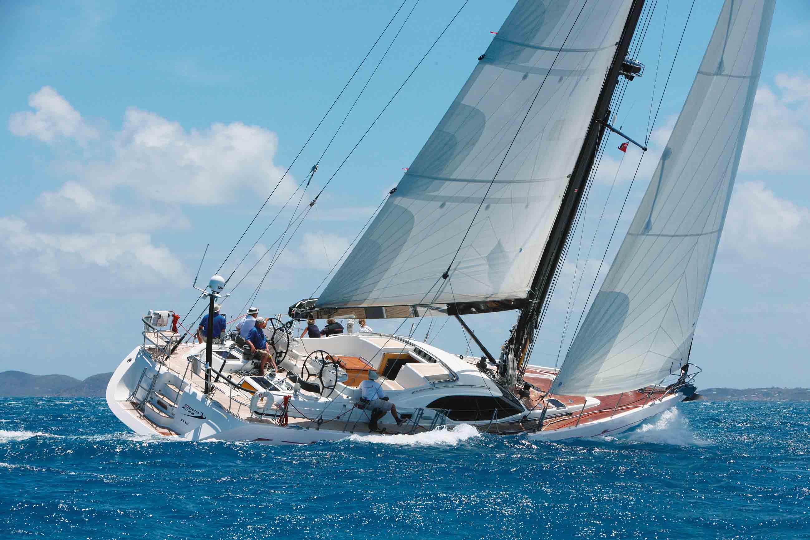 2598x1732 Sailing Boat Wallpaper