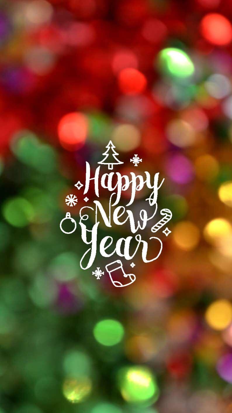 794x1410 Girly New Year Wallpaper iPhone