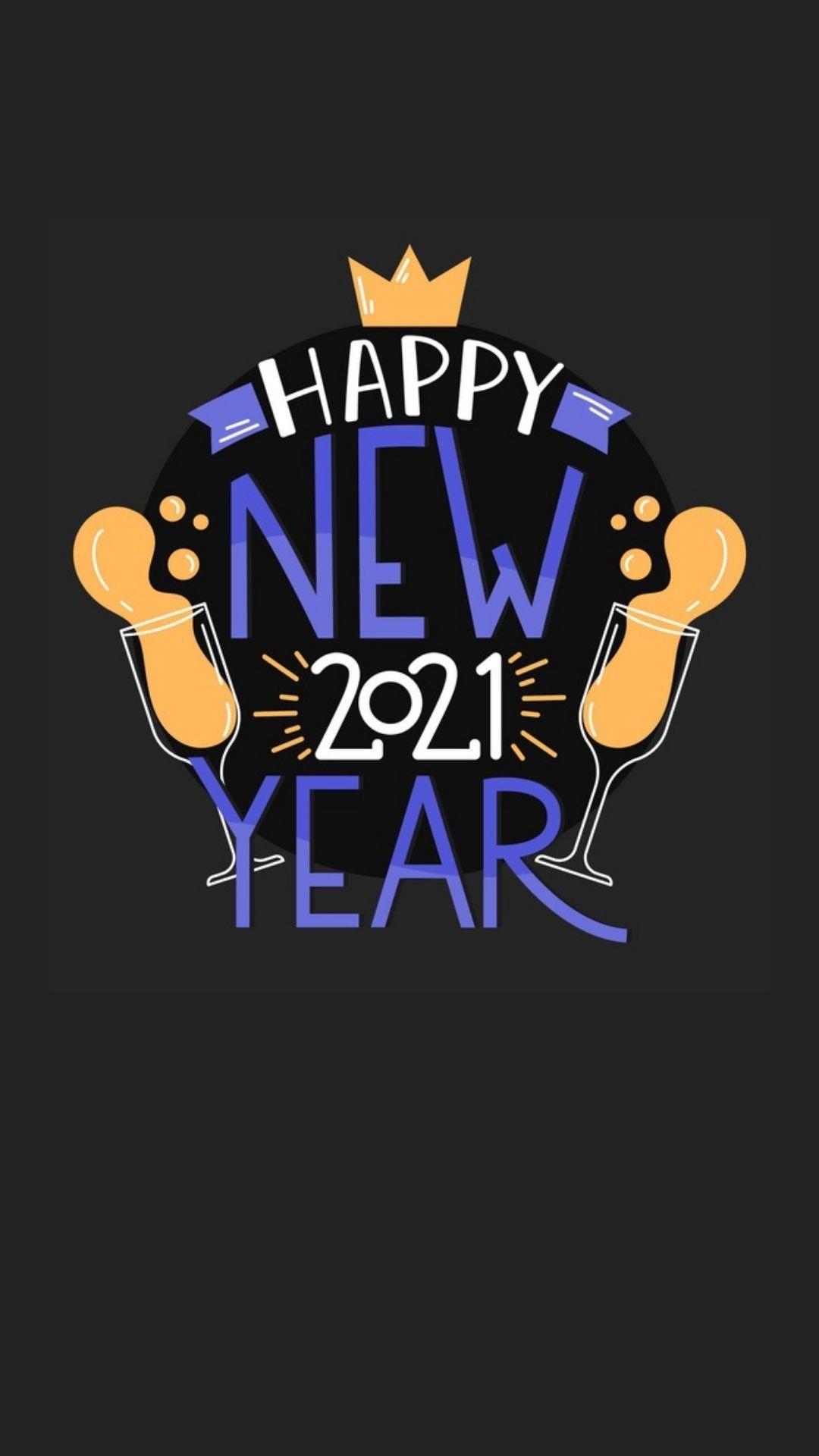 1080x1920 New year cute wallpaper 2021 for Android and iPhone background. Happy new year image, Happy new year wallpaper, Cute wallpaper