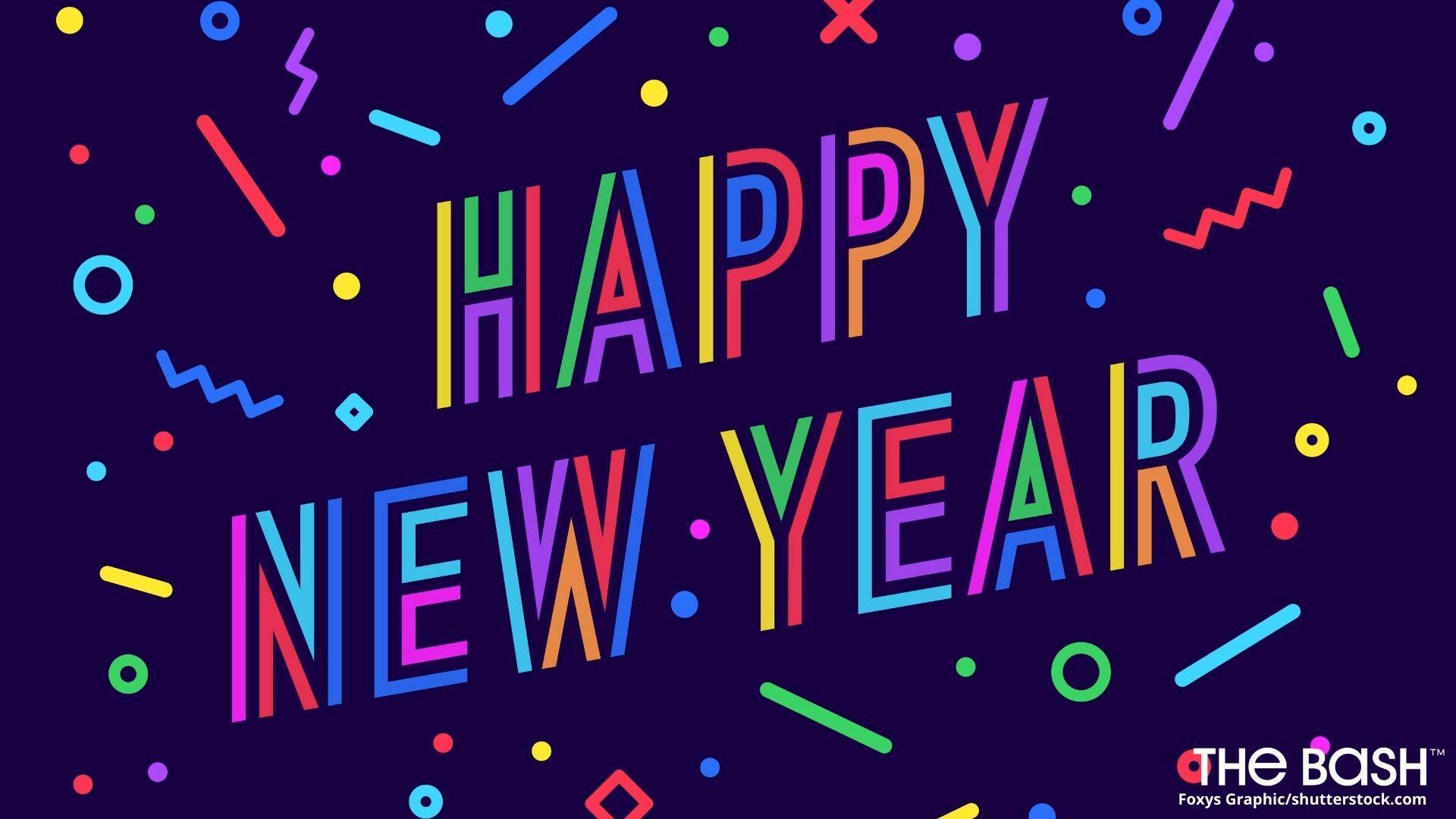 1920x1080 Happy New Year Zoom Background for 2023