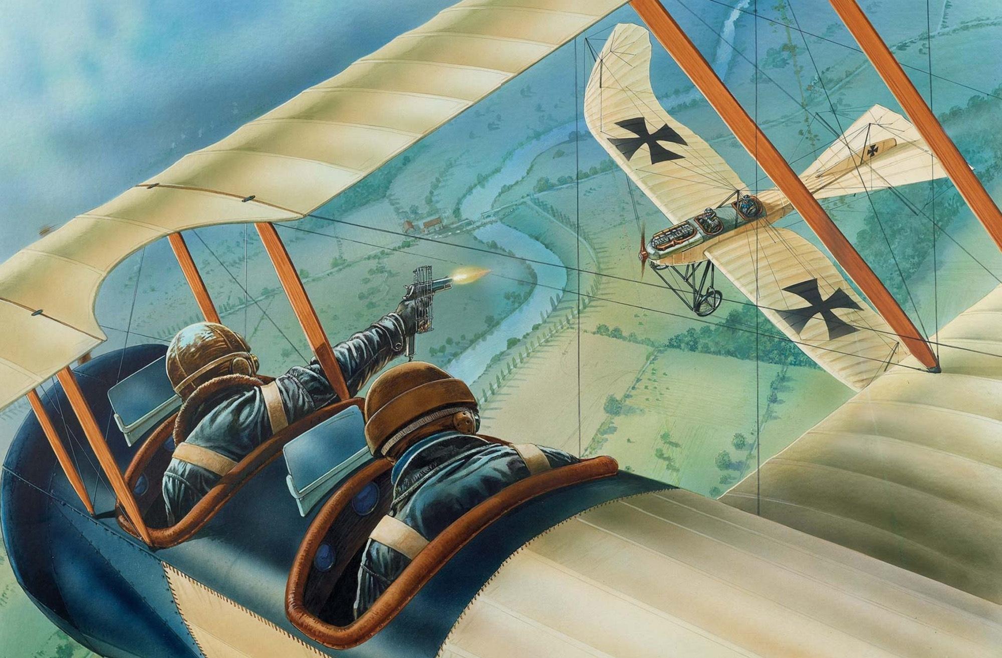 2000x1313 war, Sky, Airplanes, Dogfight, Battle, Military, Plane, Art Wallpaper HD / Desktop and Mobile Background