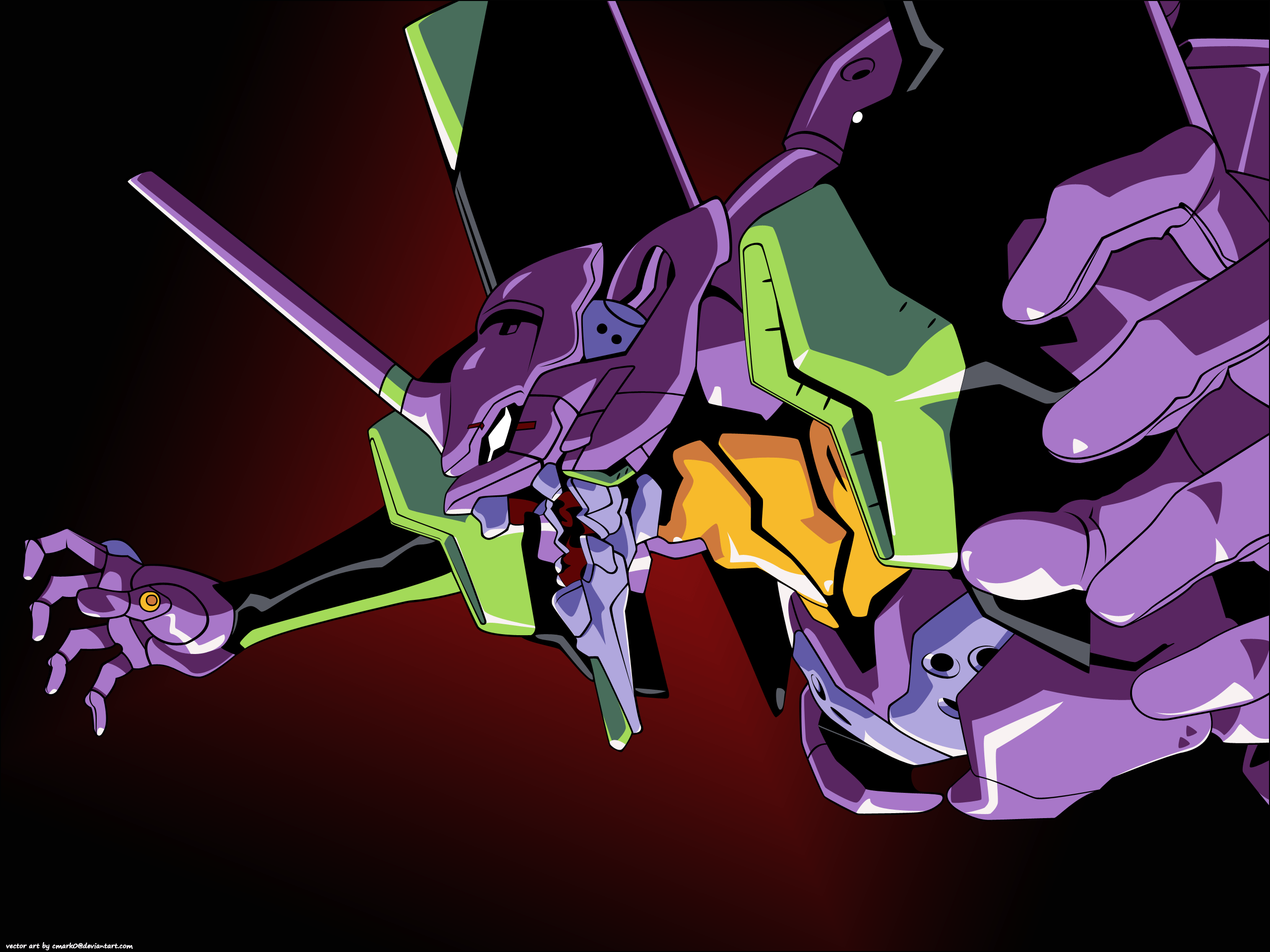 Evangelion Unit 01 Wallpaper by Iconfactory on Dribbble