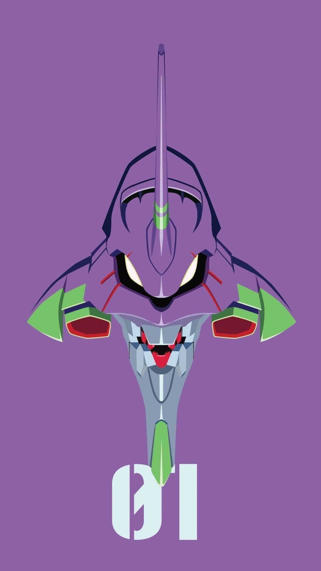 1080x1920 Neon Genesis Aesthetic Wallpaper