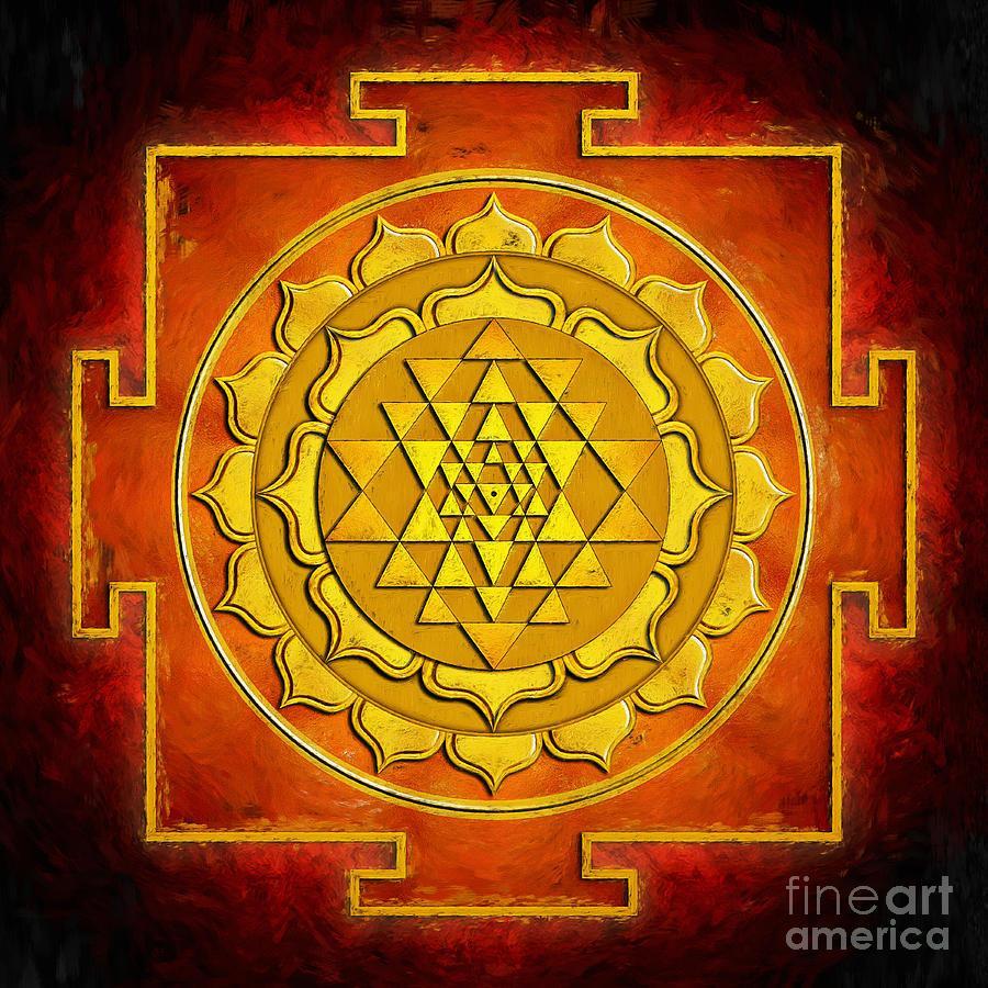 Golden Shree Yantra Wallpaper - Download to your mobile from PHONEKY