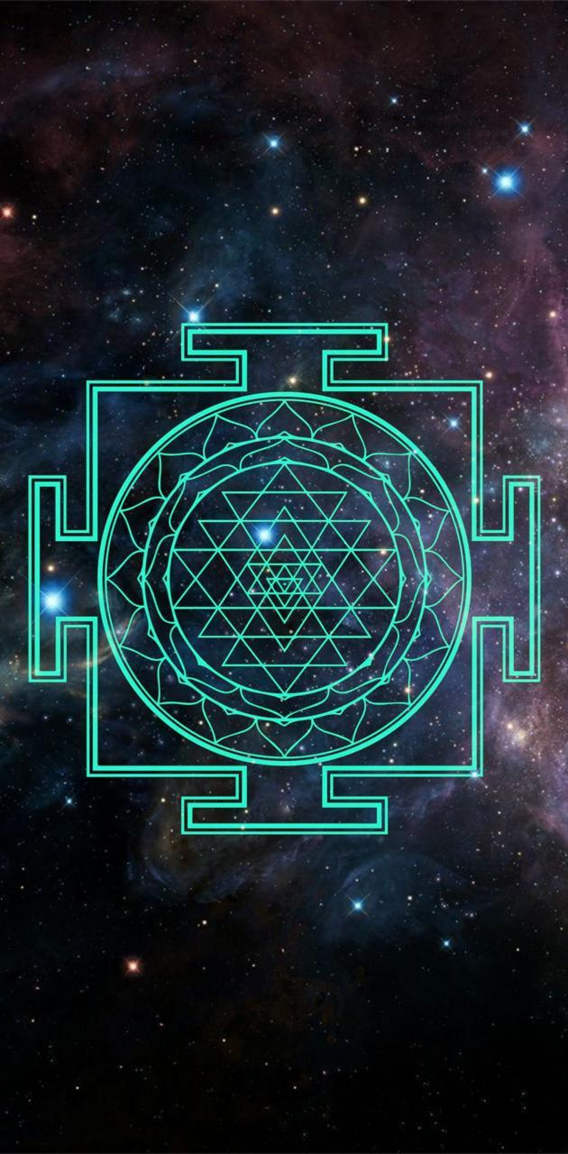 630x1280 Shri yantra wallpaper