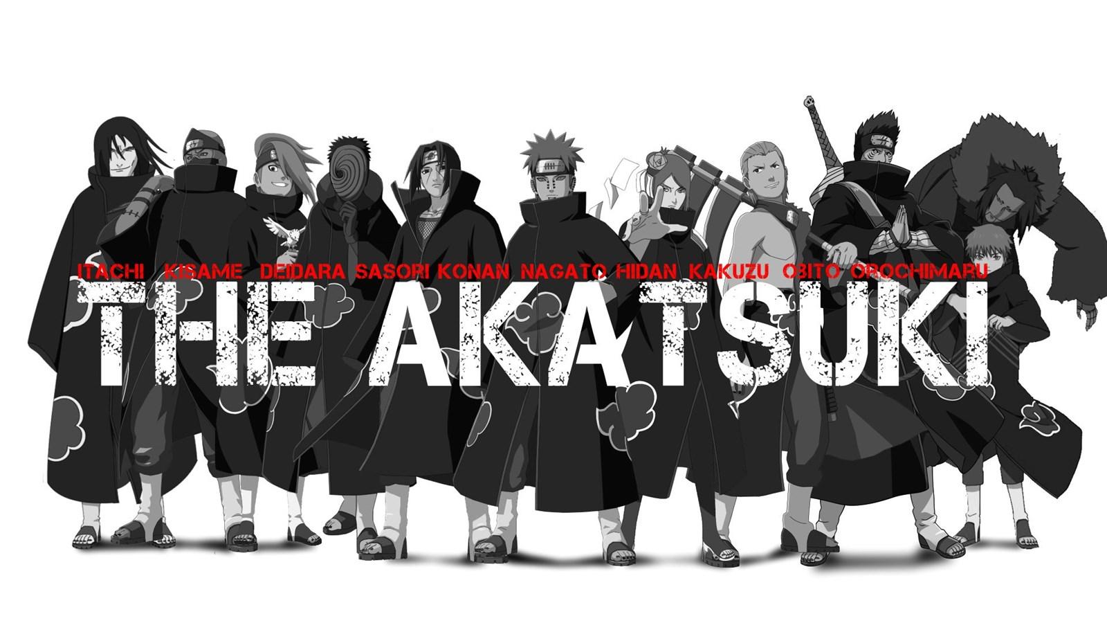 1600x900 Best Anime Wallpaper: Akatsuki, Anime Desktop Background