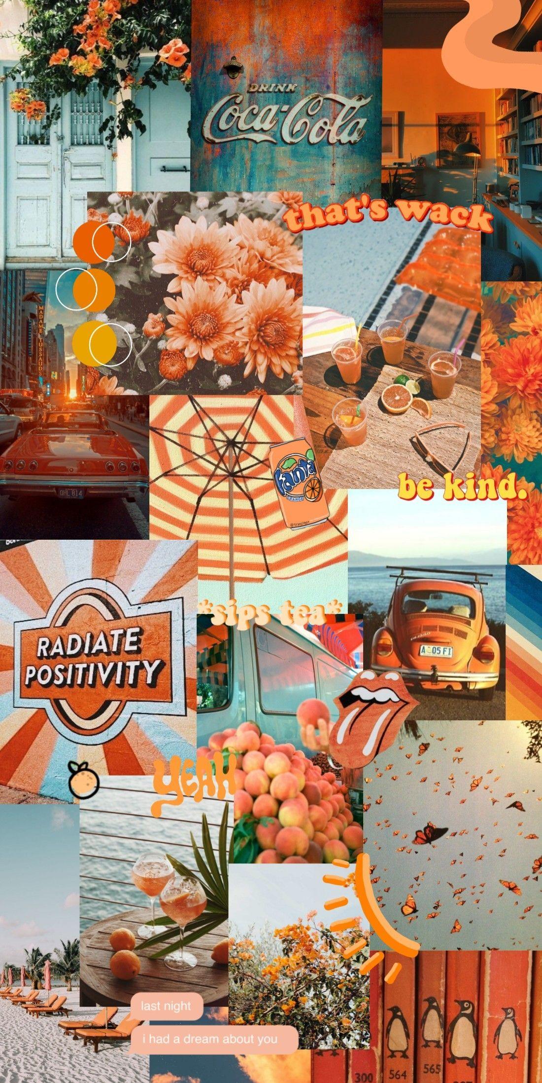 1100x2195 Wacky Orange. Aesthetic iphone wallpaper, Pretty wallpaper iphone, Aesthetic desktop wallpaper
