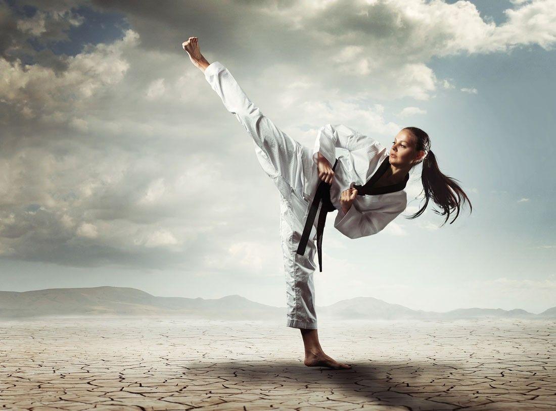 1100x814 Taekwondo Girl Wallpaper