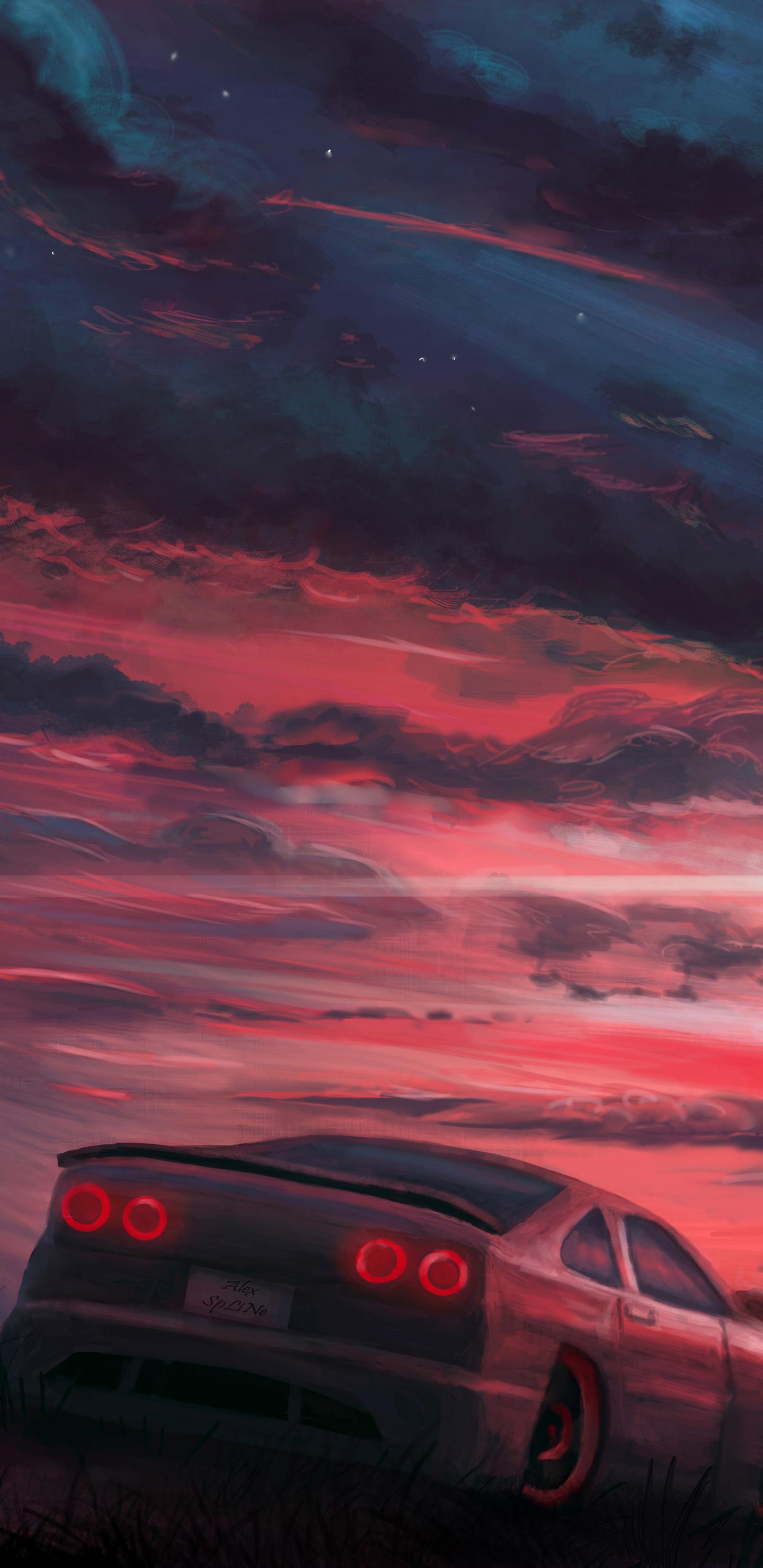 1440x2960 Rainy Sunset Car Ride 4k Samsung Galaxy Note S S SQHD HD 4k Wallpaper, Image, Background, Photo and Picture