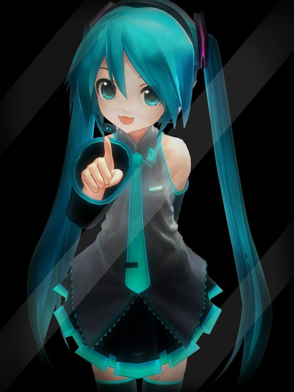 1024x1365 Hatsune Miku Phone Wallpaper
