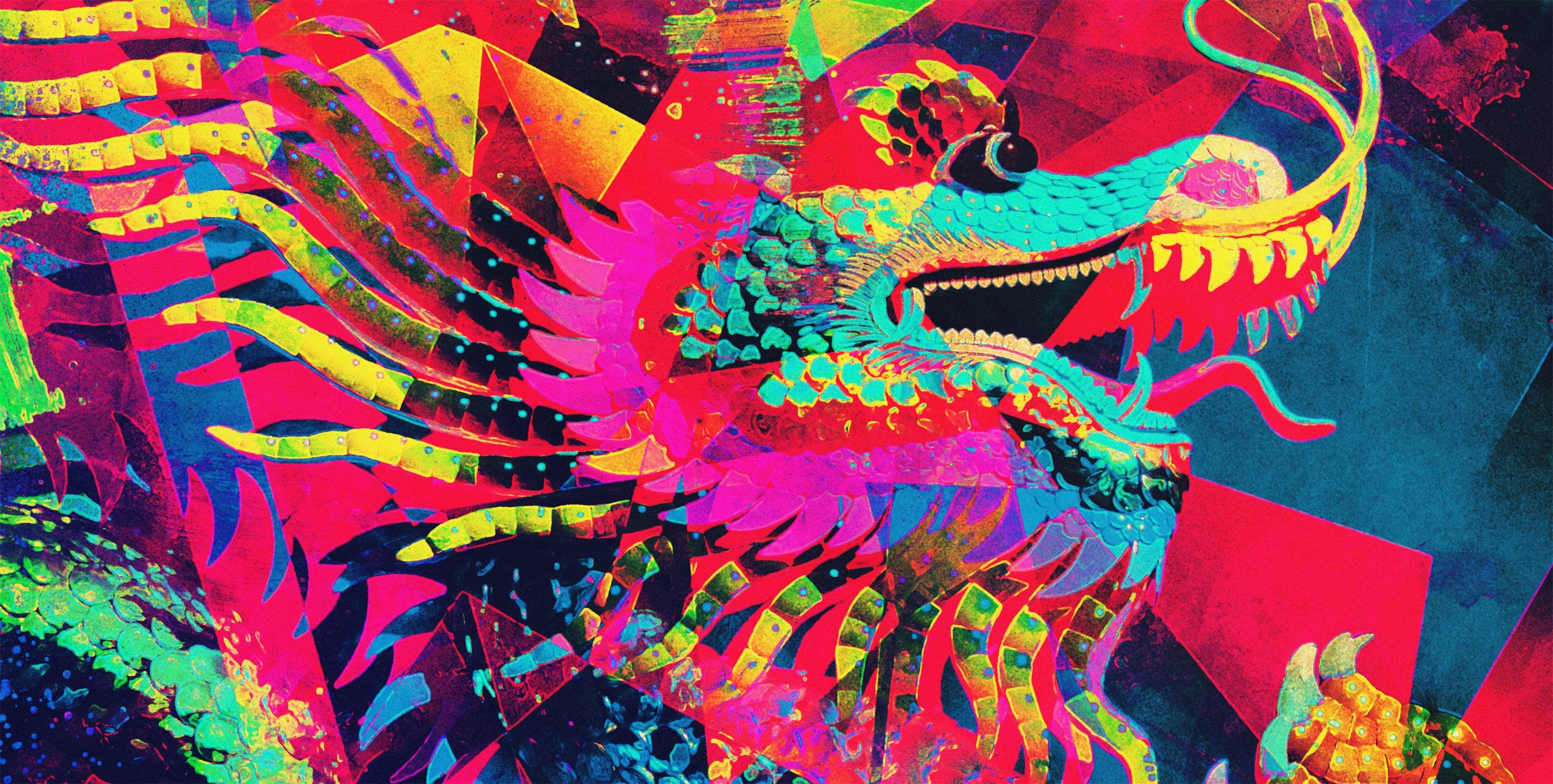 3168x1600 Chinese Dragon Wall Mural