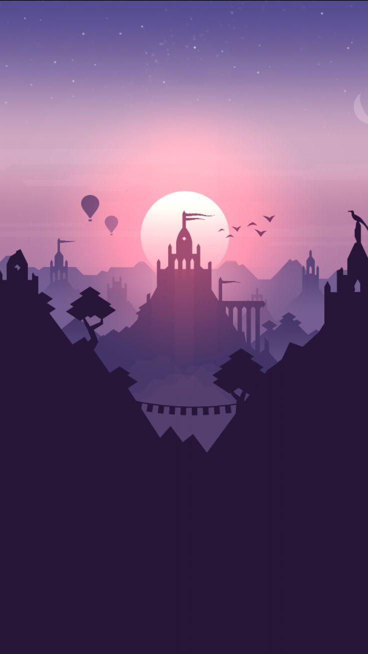 736x1308 Minimalist Tangled iPhone Wallpaper