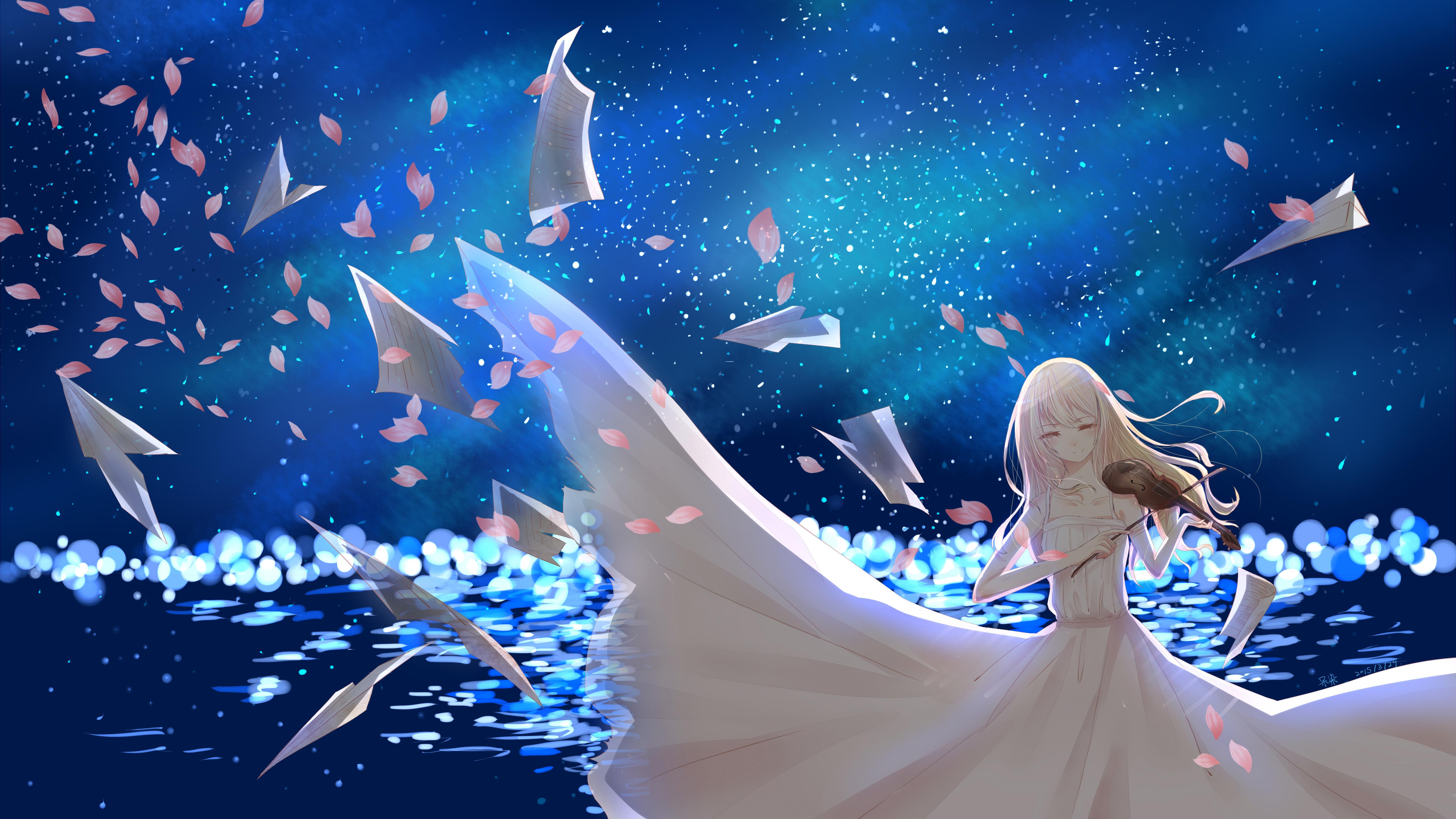 5462x3072 Kaori Miyazono Your Lie In April 5k, HD Anime, 4k Wallpaper, Image, Background, Photo and Picture
