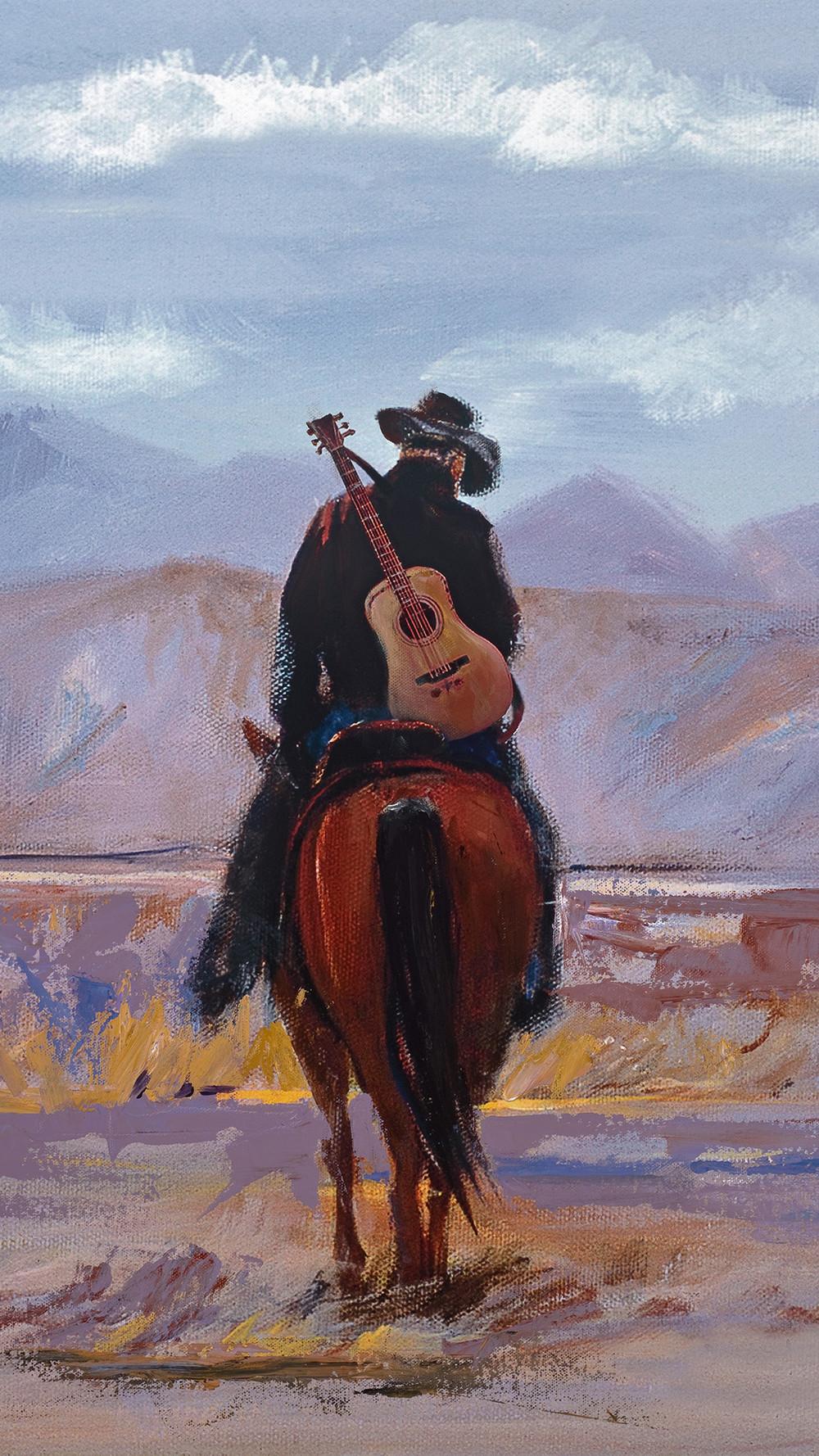 1000x1778 Painting Of A Cowboy
