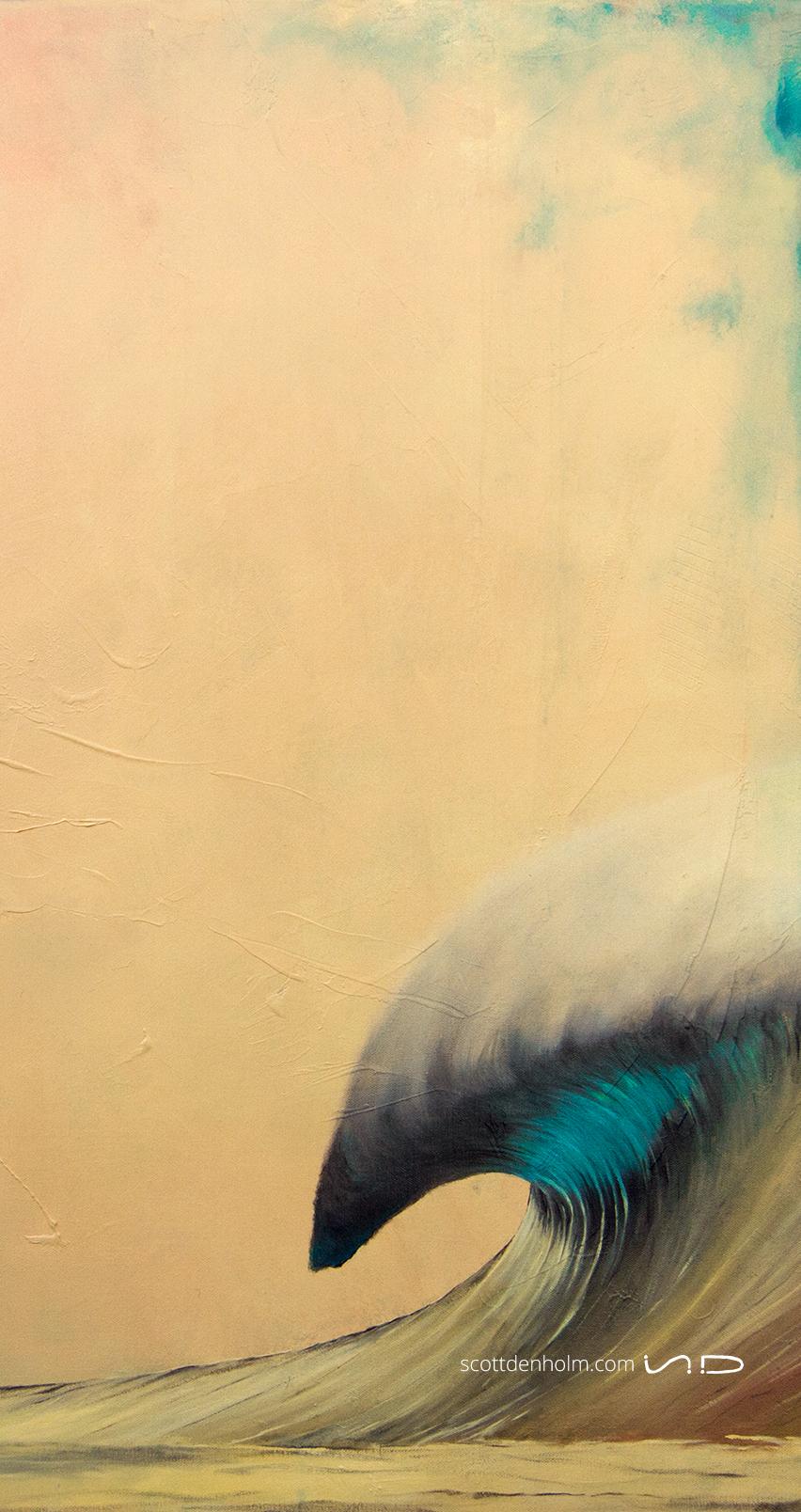 852x1608 Download Wallpaper Denholm Ocean Art