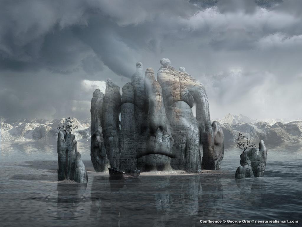 1024x768 Free download Surreal fantasy art 3D wallpaper Confluence 3D wallpaper [1024x768] for your Desktop, Mobile & Tablet. Explore Art Wallpaper. Free Fine Art Desktop Wallpaper, Black Art