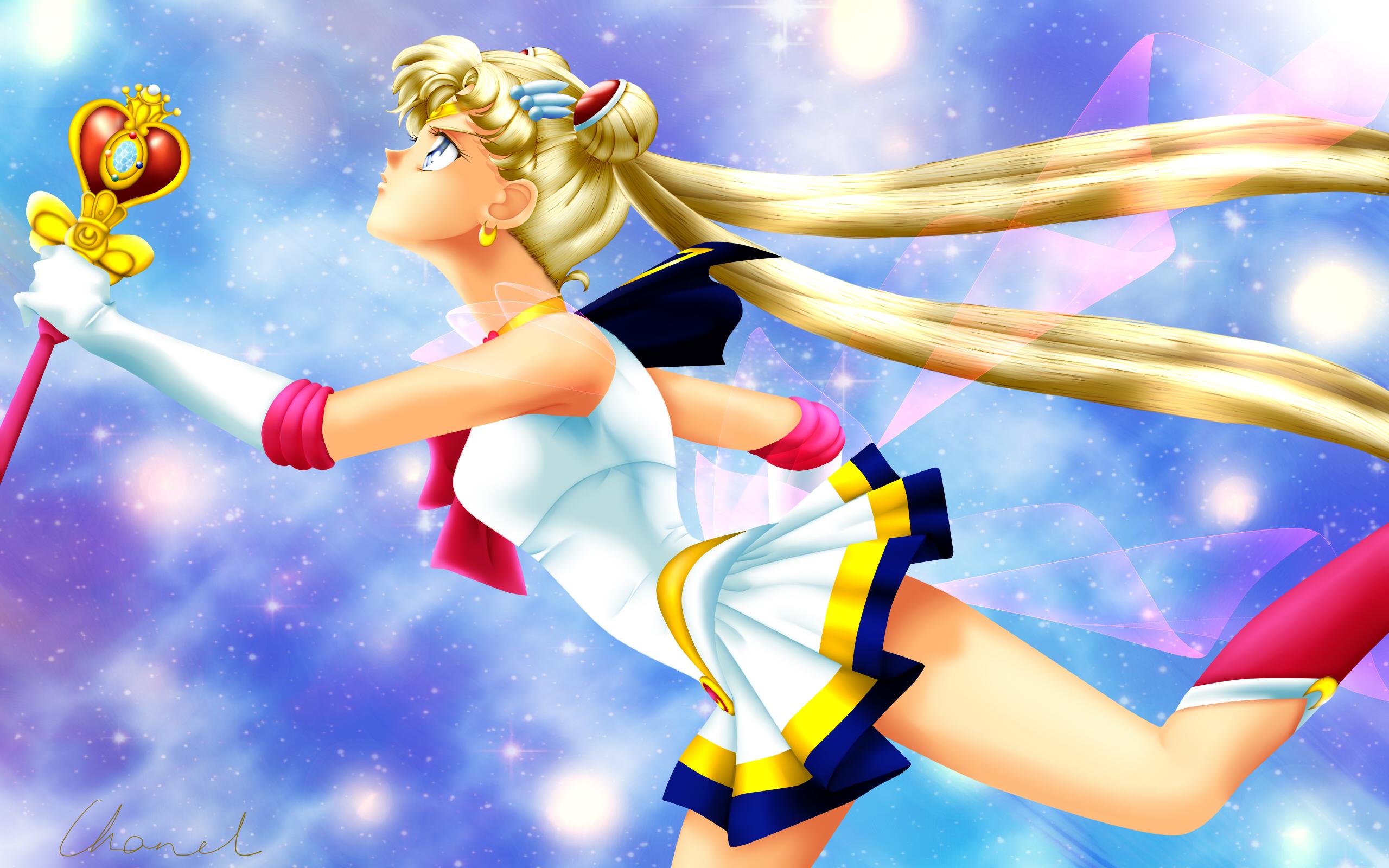 2560x1600 Bishoujo Senshi Sailor Moon Wallpaper: Fly me to the Moon