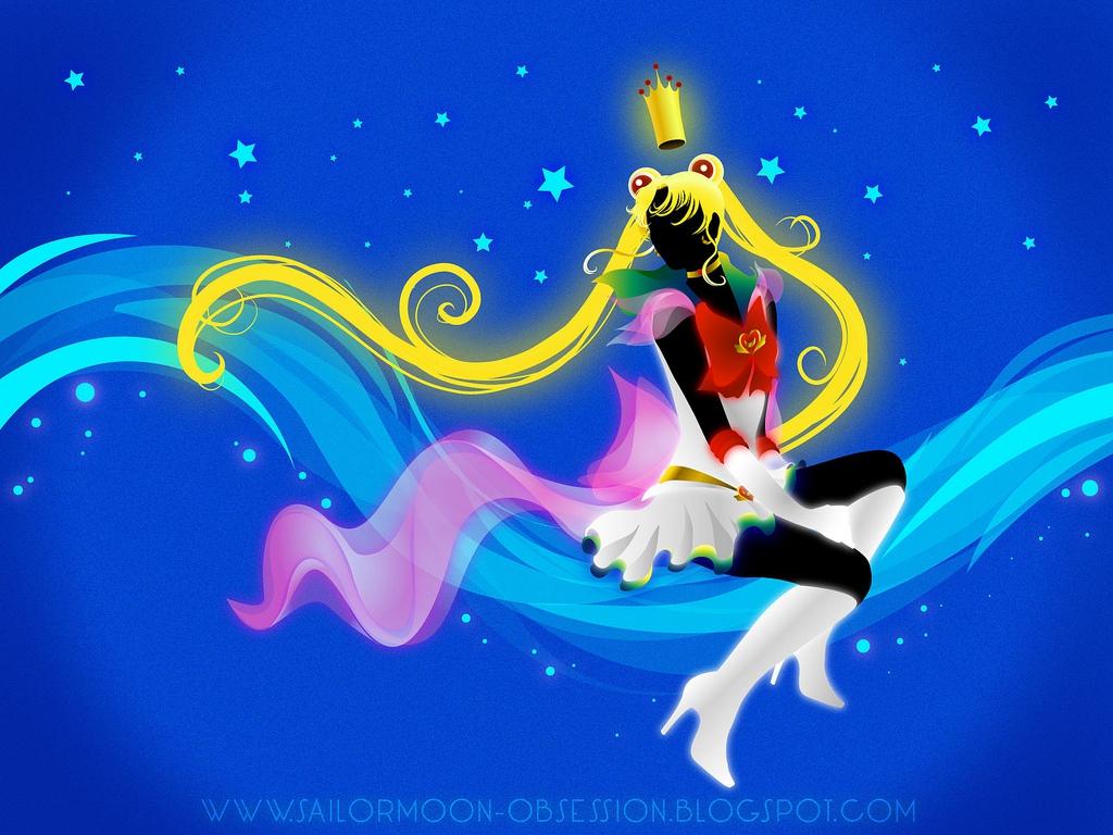 1024x768 Anime Fan Art Super Sailor Moon