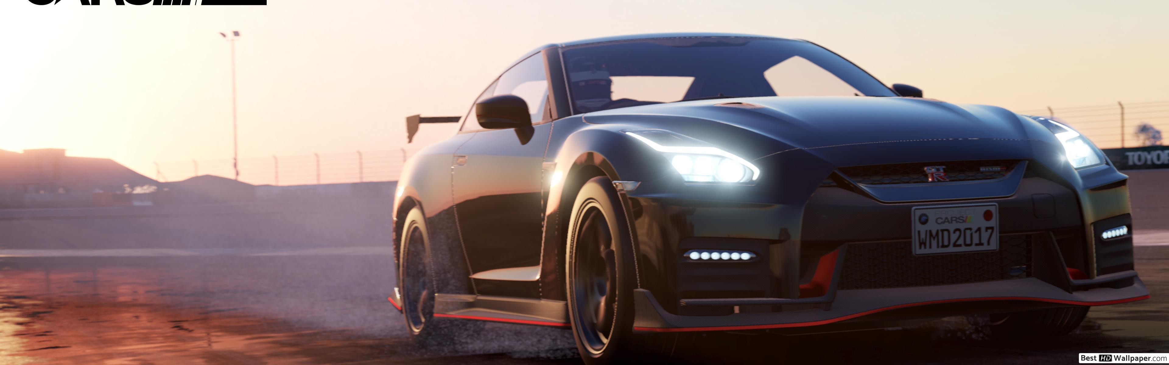 3840x1200 Nissan GT R Sport Car HD Wallpaper Download