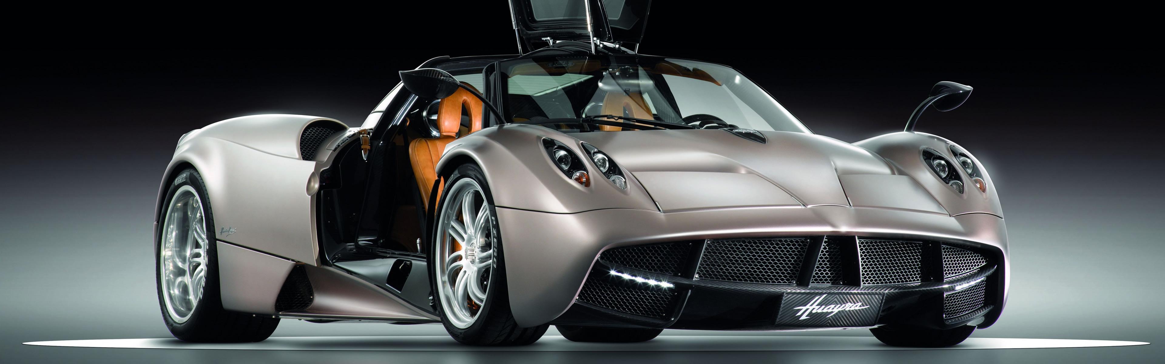 3840x1200 Pagani Huayra Gullwing HD Wallpaper