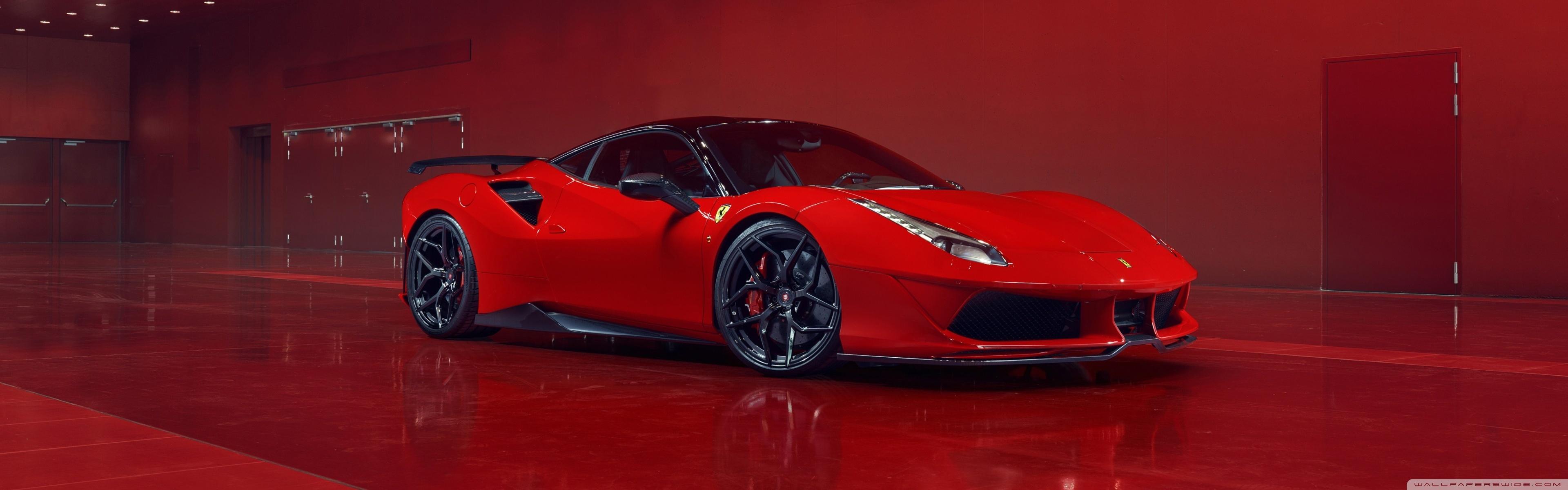 3840x1200 Ferrari Red Car Ultra HD Desktop Background Wallpaper for 4K UHD TV : Multi Display, Dual & Triple Monitor : Tablet