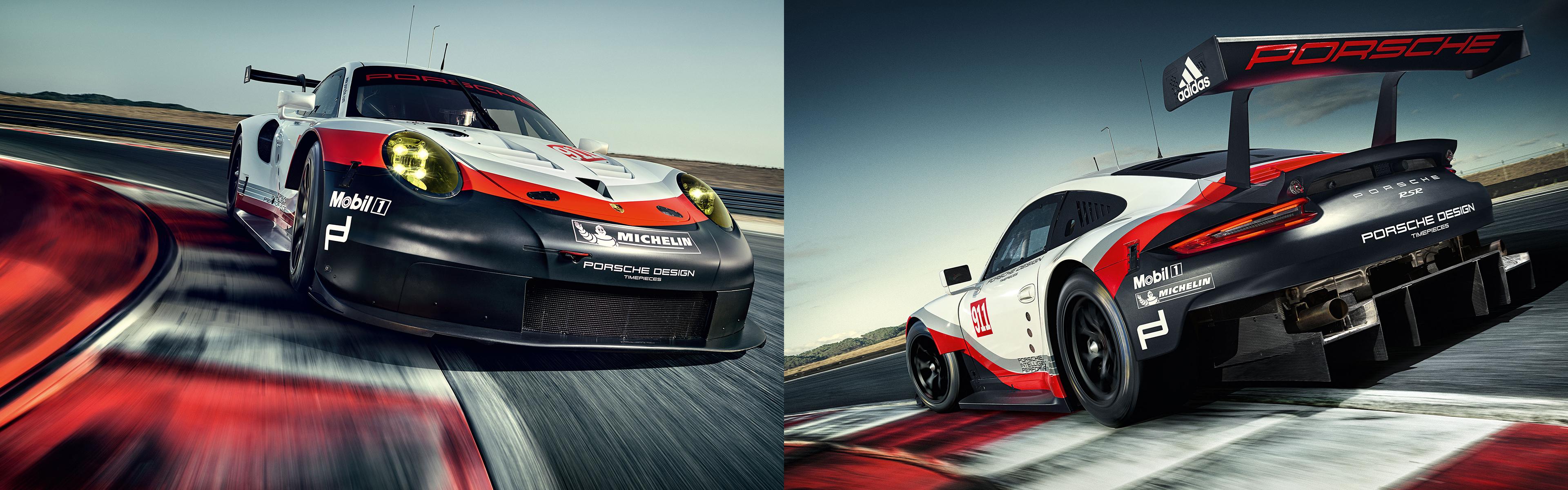 3840x1200 Porsche 911 RSR: multiwall