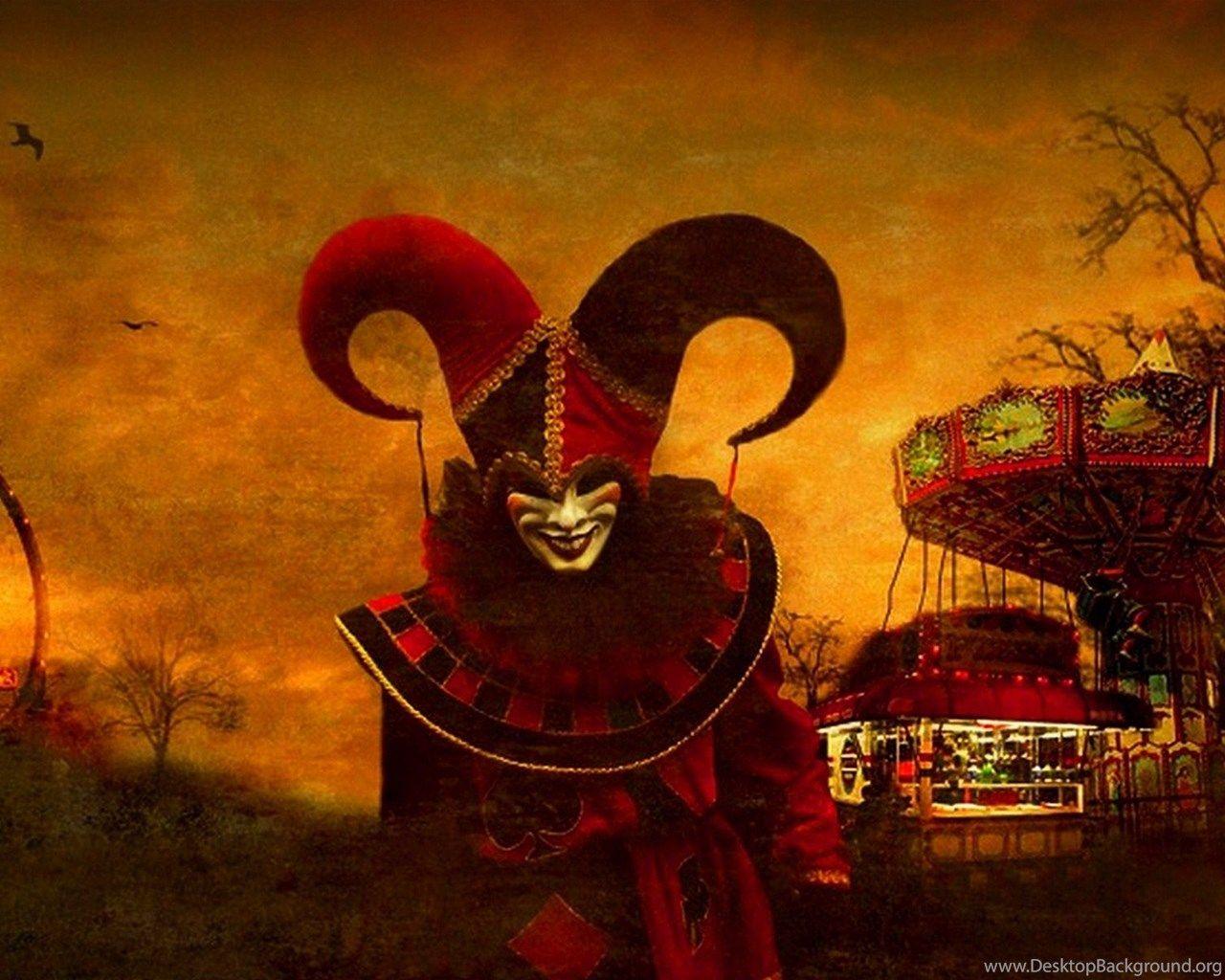 1280x1024 Creepy Clown Wallpaper