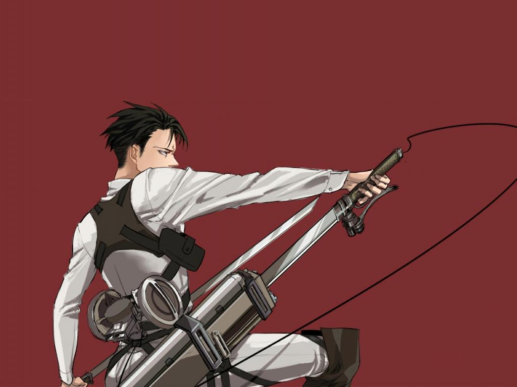 1024x768 Desktop Wallpaper Attack On Titan, Levi Ackerman, Anime, HD Image, Picture, Background, Z Esd9