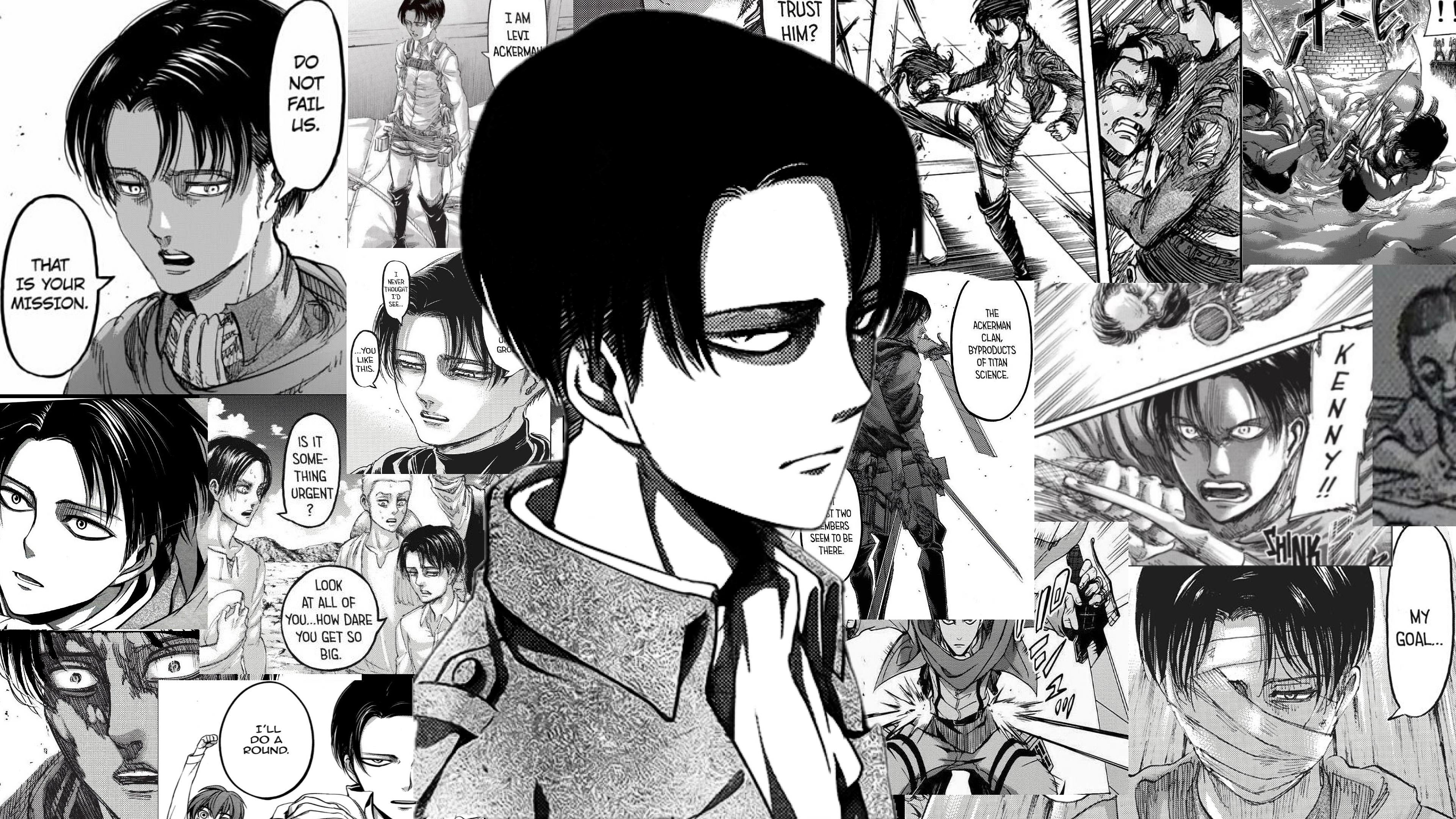 3840x2160 Levi Ackerman hình nền [Attack on Titan. 進撃の巨人)
