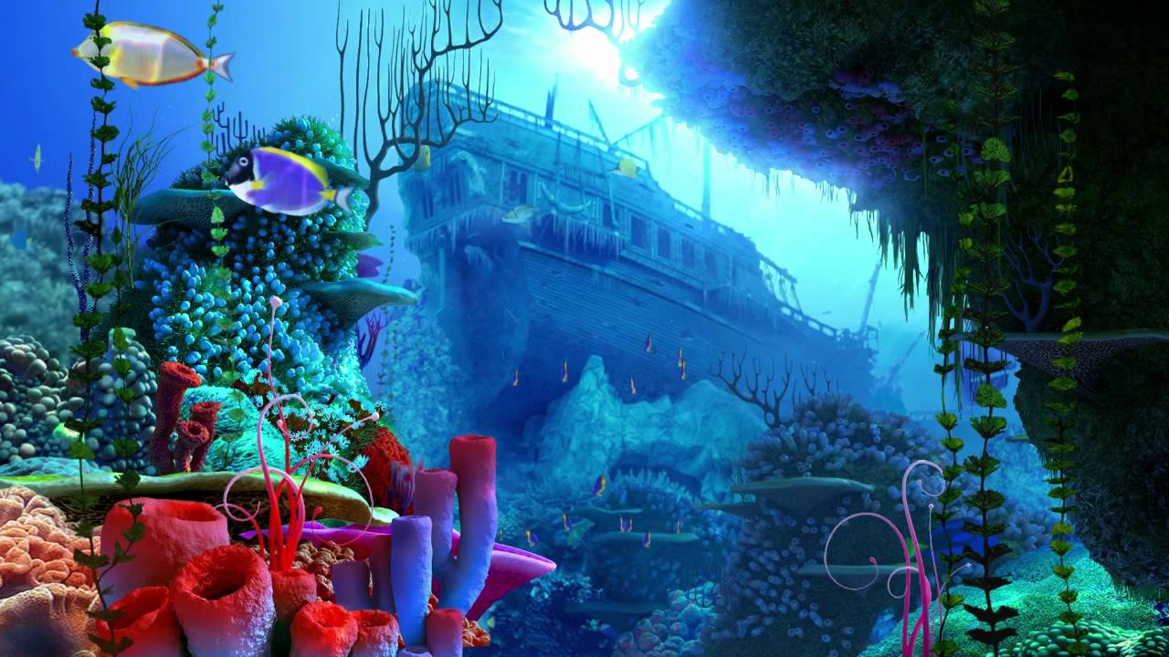 1280x720 Coral Reef 3D Screensaver